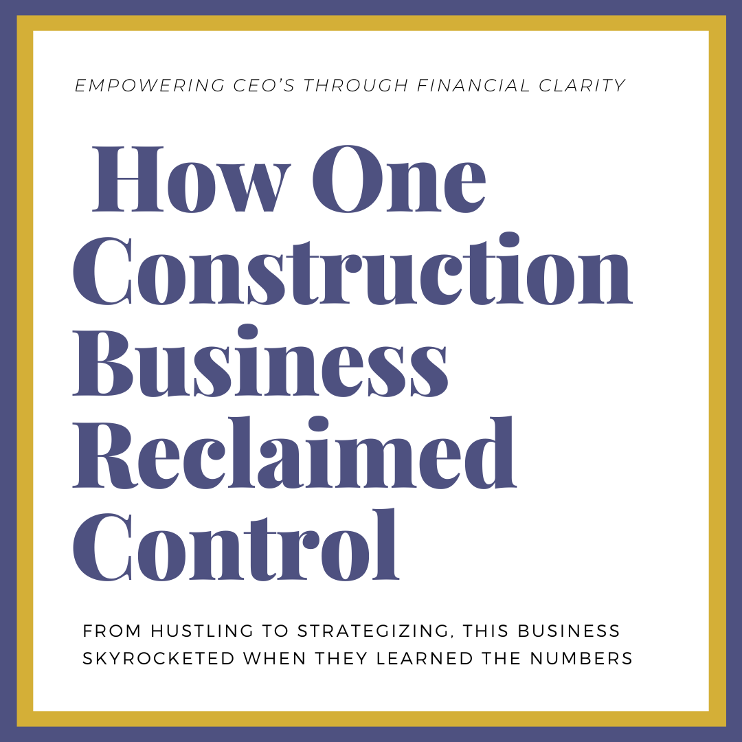      

 
    From Hustling to Strategizing: How One Construction Business Reclaimed Control   At first glance, everything looked successful. The company was generating $2.5 million in annual revenue. Crews were busy. Jobs were booked out. The owner w