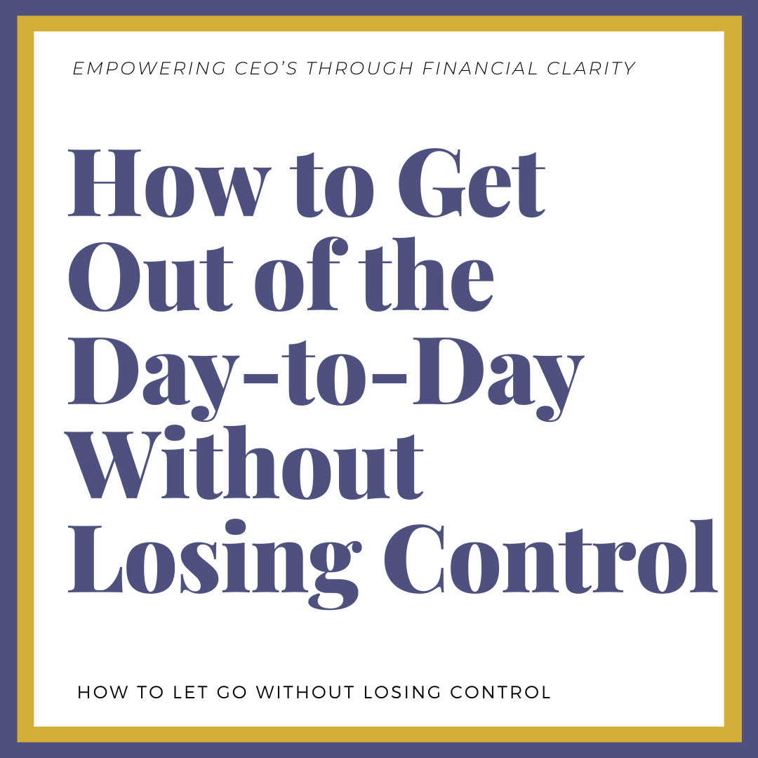       
  
     How to Get Out of the Day-to-Day Without Losing Control   Most business owners don’t struggle with delegation because they don’t want to let go.  They struggle because they don’t trust what happens after they do.  That’s the real issue