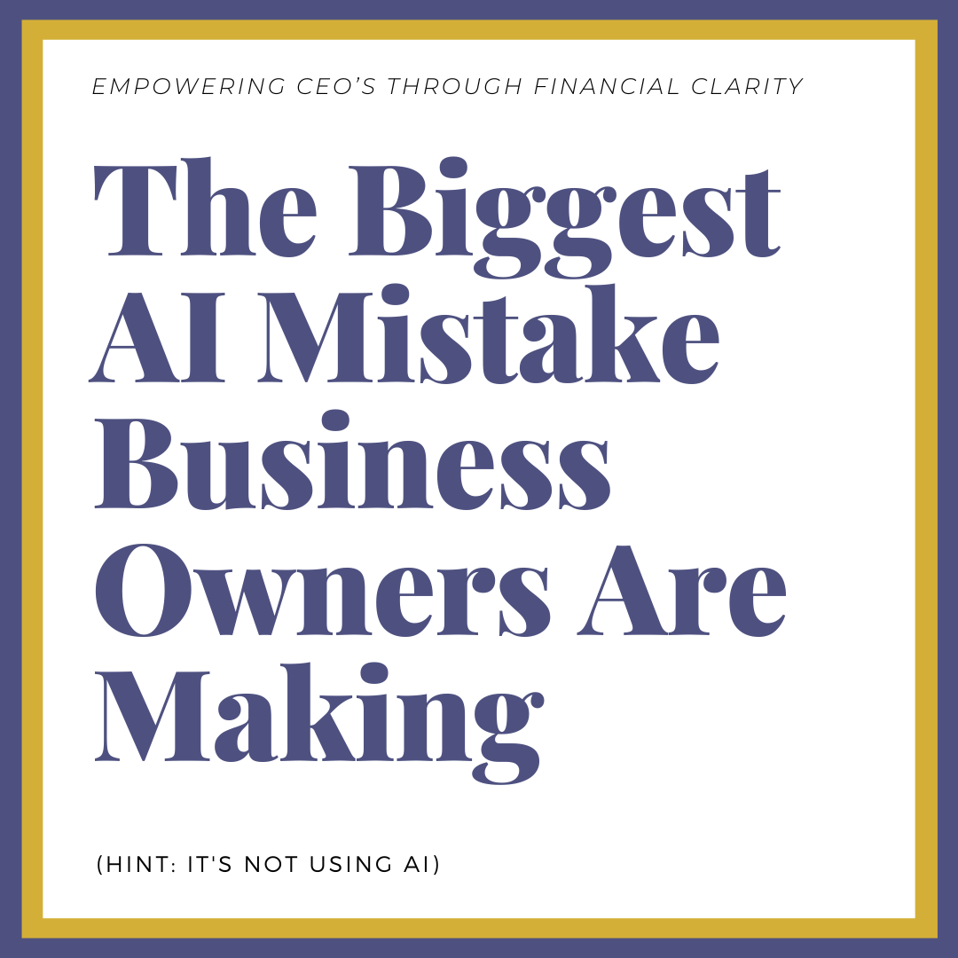       
  
     The Biggest AI Mistake Business Owners Are Making (Hint: It's Not Using AI)   Artificial intelligence is quickly becoming a normal part of running a business, and the  biggest AI mistake business owners are making  isn't adopting the t