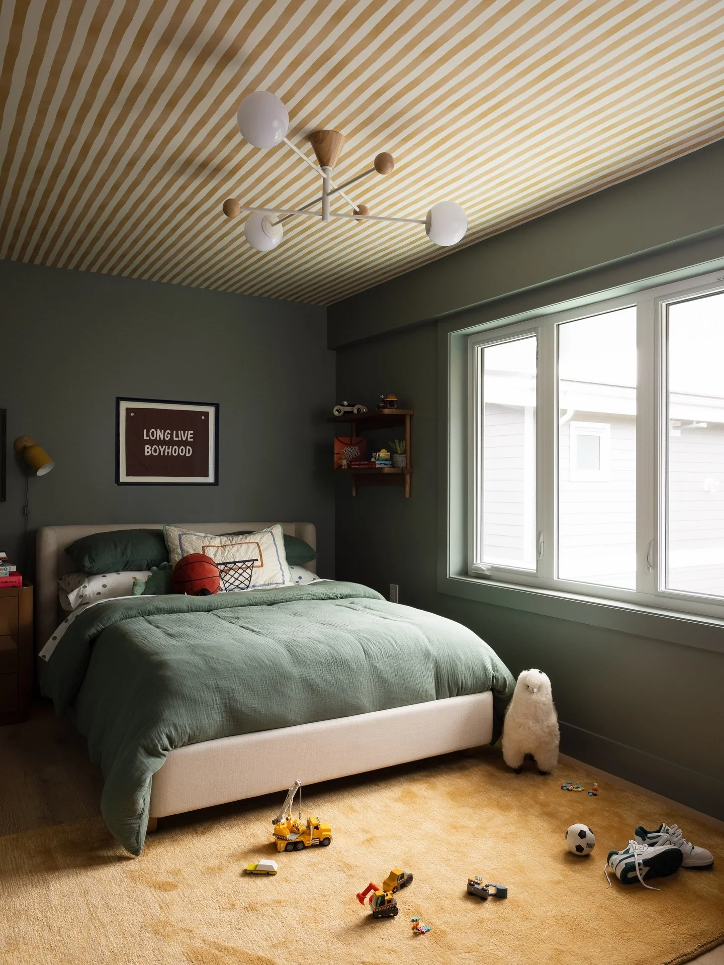&bull; And to think when we first started drawings on this project, this little man was sleeping training and keeping the whole house up, while sharing a room with his older sister. 😬

We took an unused terrace and gave both kiddos independent space