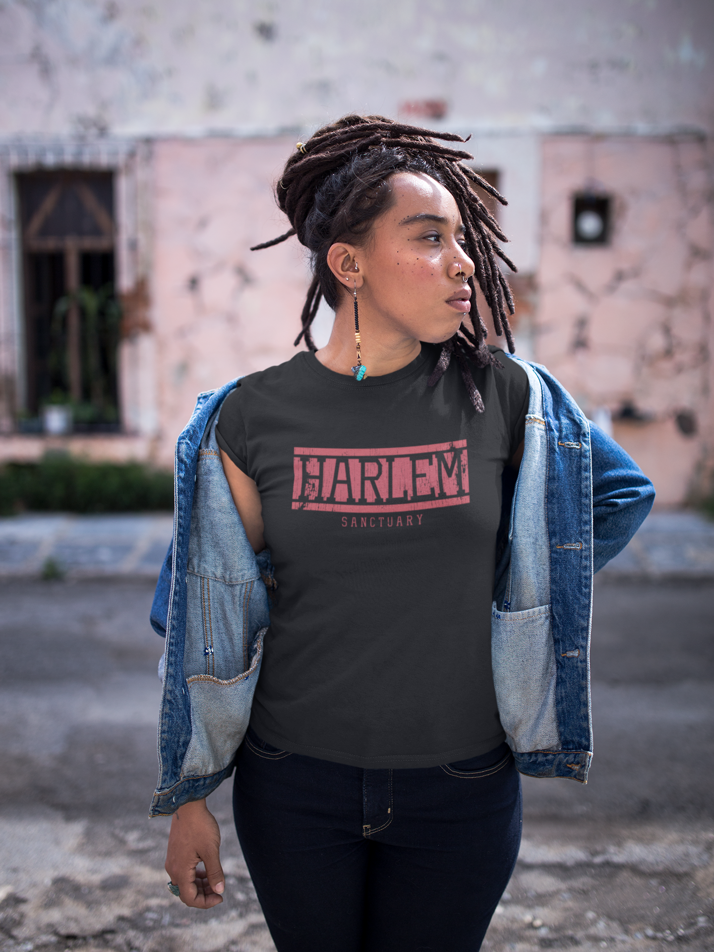 mockup-of-a-girl-with-locks-wearing-a-t-shirt-while-looking-to-the-side-a17140.png