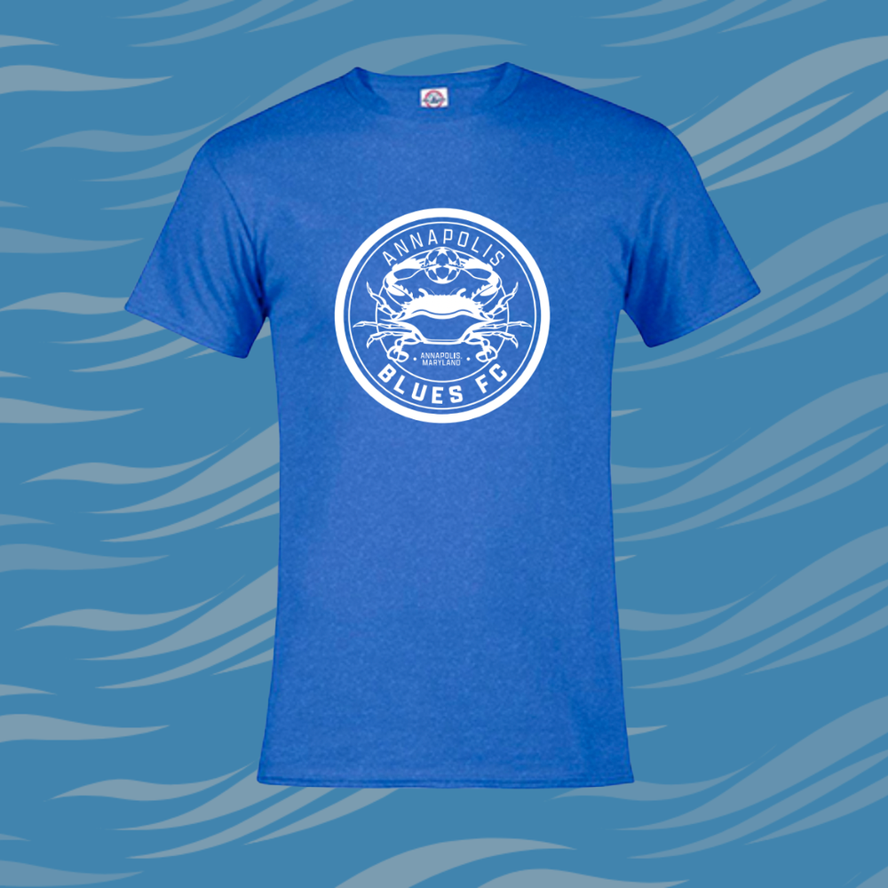 Blues Annapolis Large — Tshirt Blue FC Front Logo