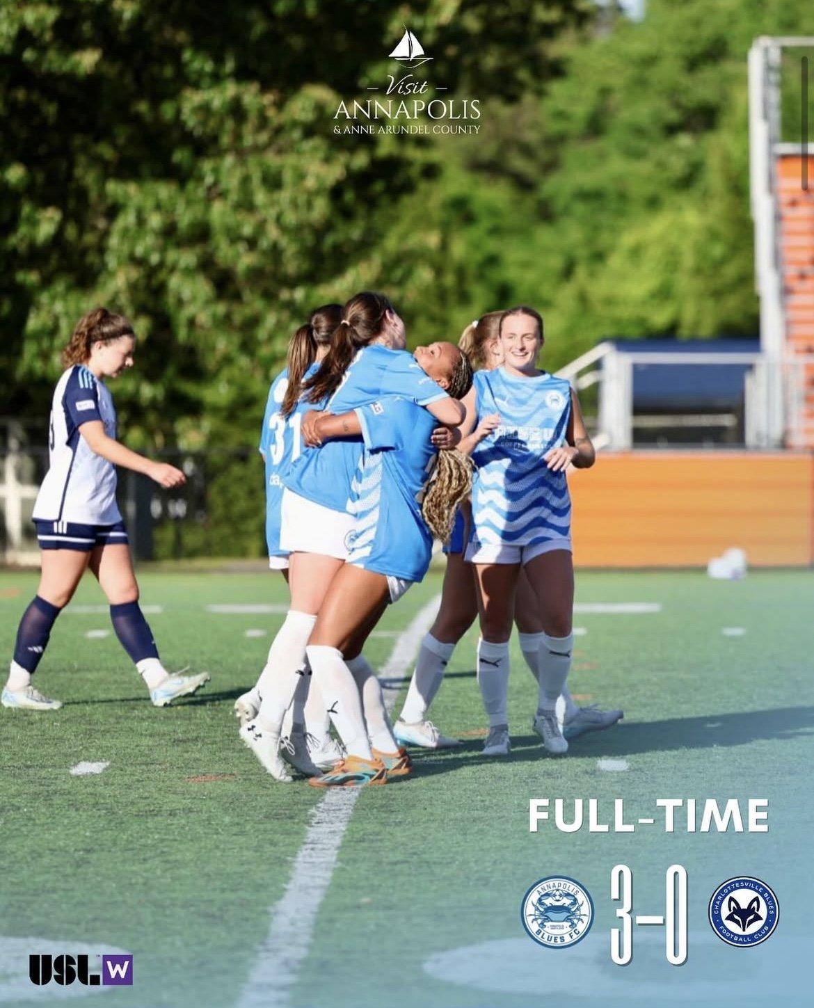 Battle of The Blues: Annapolis’ Women Remain Undefeated Following a Strong 3-0 Road Win