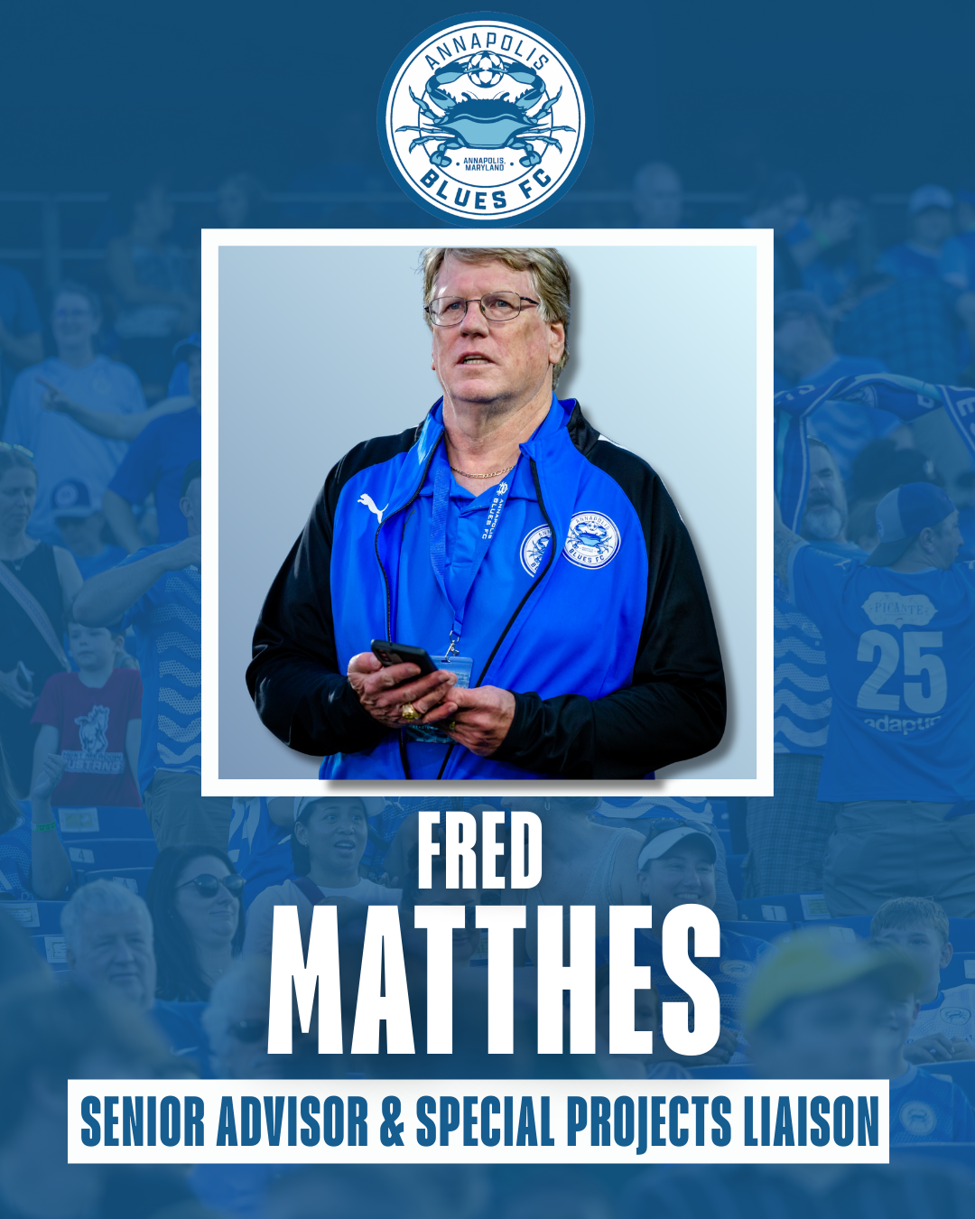 GM Steps Aside for Annapolis Blues FC;  Will Continue on as Senior Advisor and Special Projects Liaison with the Club