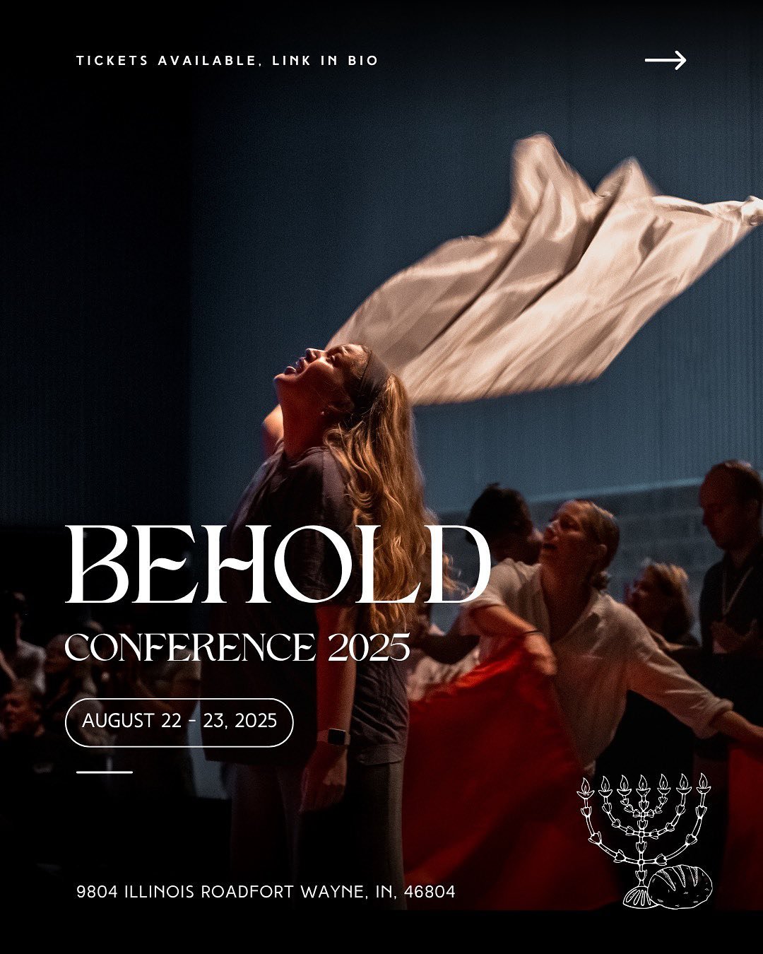 Our 3rd year of BEHOLD Conference 🥳🥳

As we come together this year, we believe God is calling us to see Jesus as our High Priest, the One who lights our flame, and keeps us burning. Join us as we enter into prayer, worship and teaching with specia