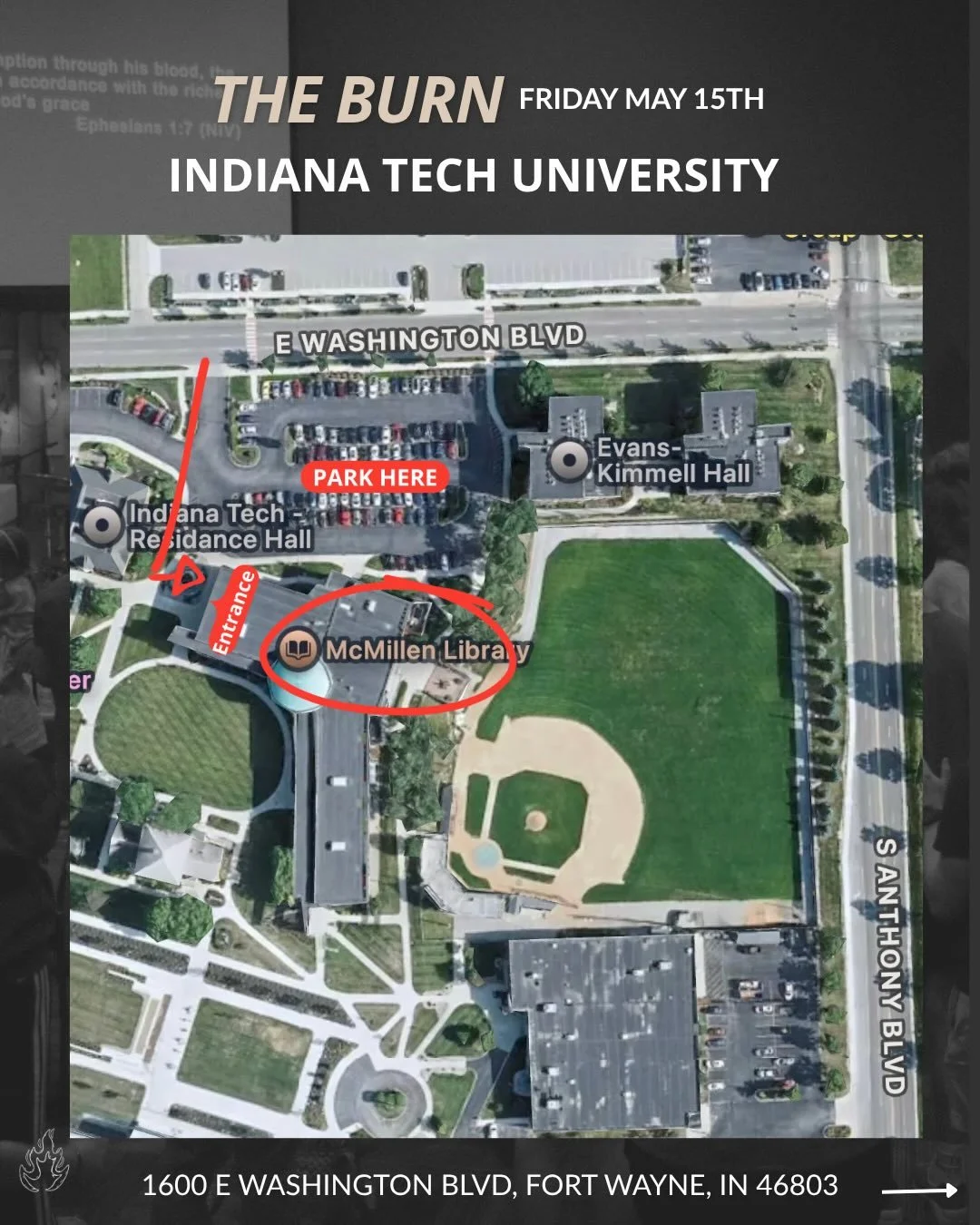 We will be in the Multi-flex Theater which is located in the Snyder Academic Center (Building F on the map). Below are some tips for navigating the campus:
&nbsp;&nbsp;&nbsp;&nbsp;&bull;&nbsp;&nbsp;&nbsp;&nbsp;When driving down Washington Blvd, the S