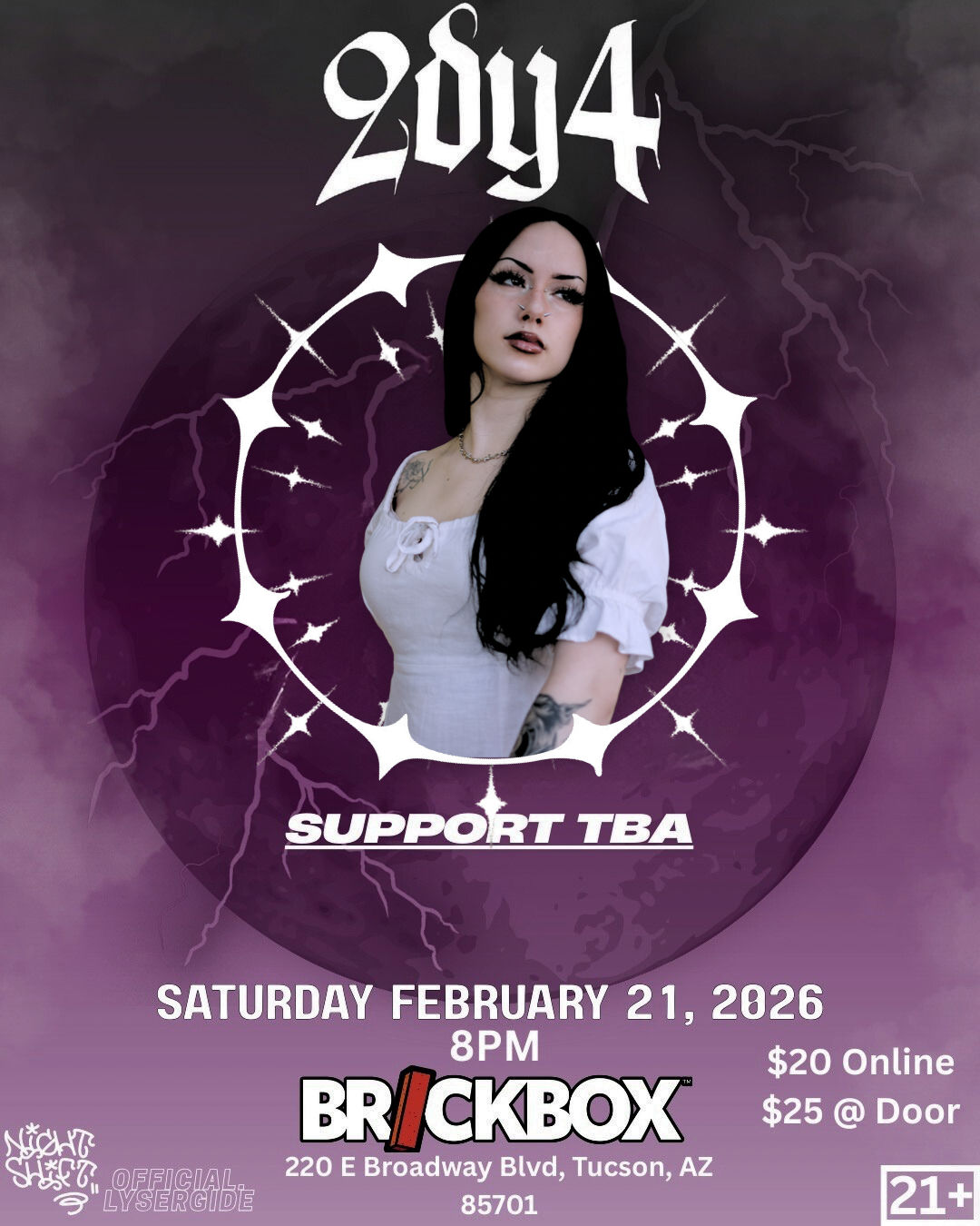 2/21 @ 8pm: Official.lysergide presents: 2DY4 (EDM/Dubstep)