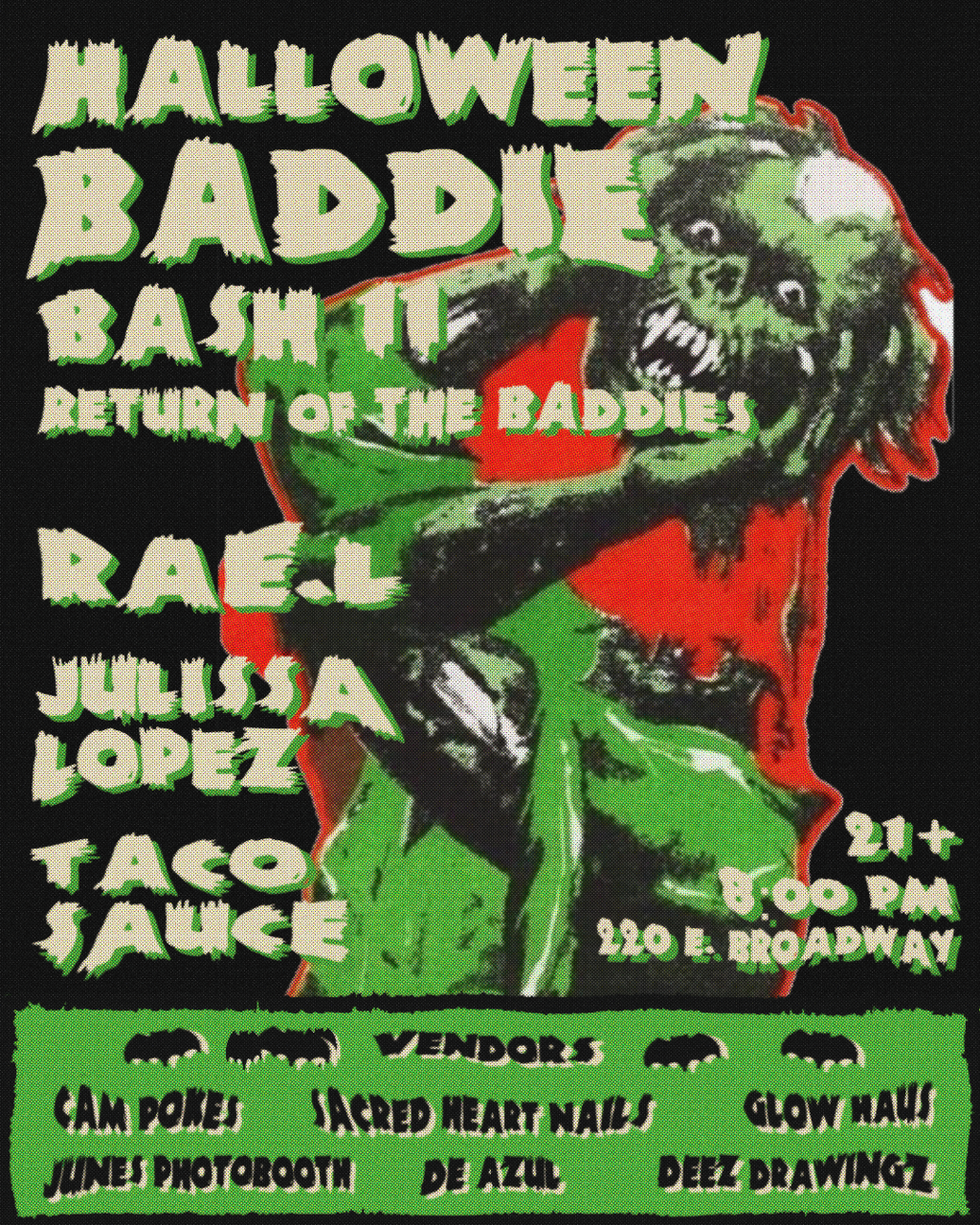 10/30 @ 8pm: Rae. L Presents : Baddie Bash