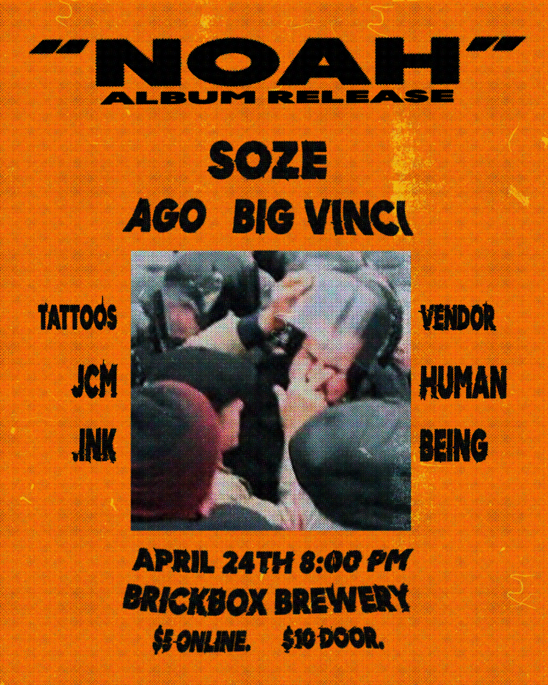 4/24 @ 8pm: SOZE album release