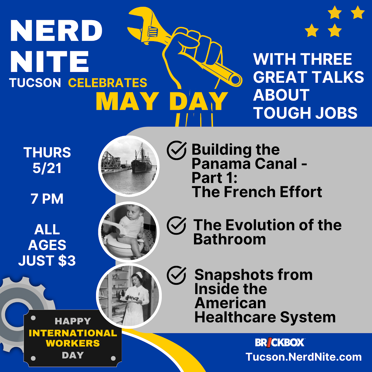 5/21 @ 6:30pm: Nerd Nite (Panel Talks with Beer!) Every Third Thursday
