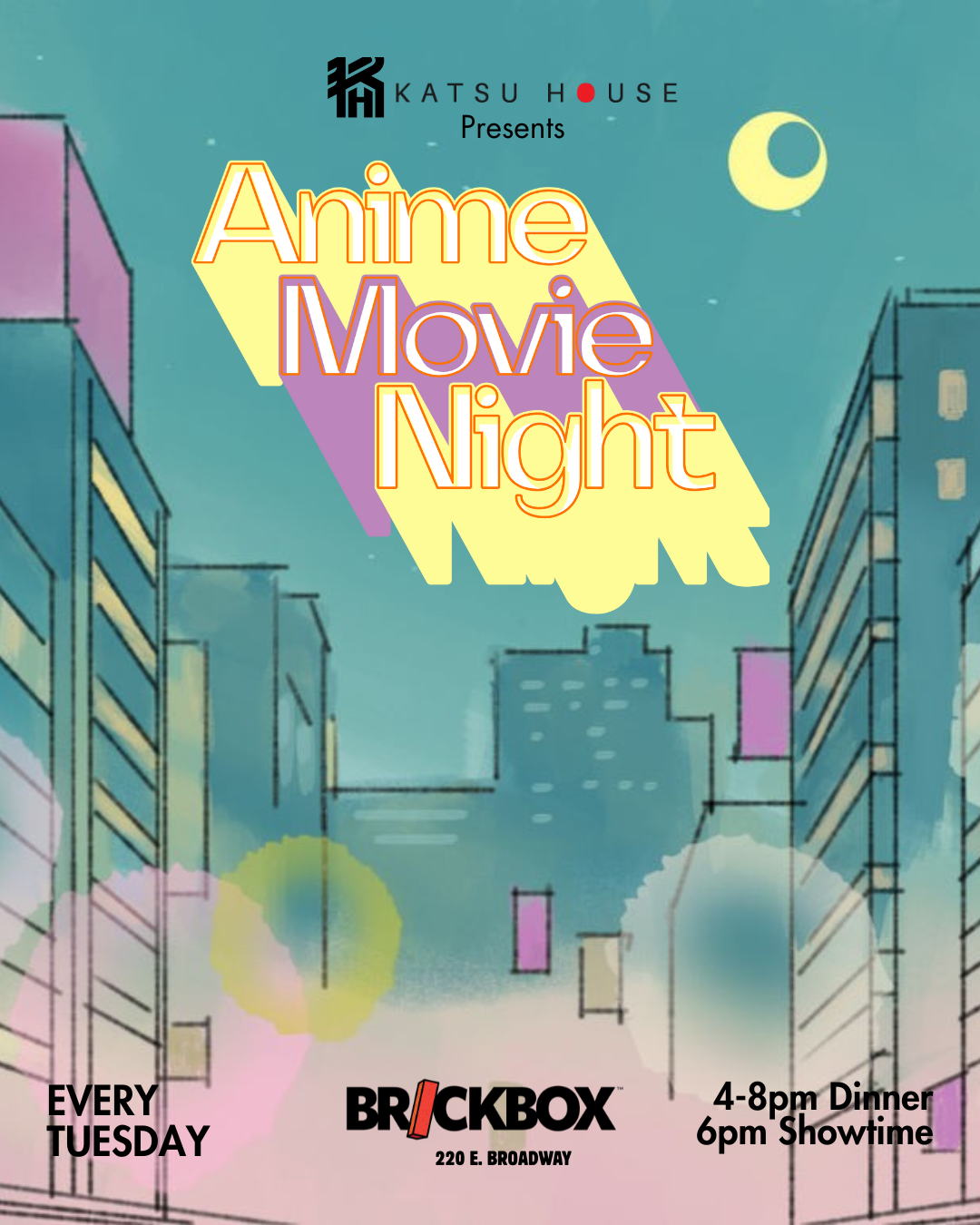 12/9 @ 4PM: Katsu House presents Anime Movie Night