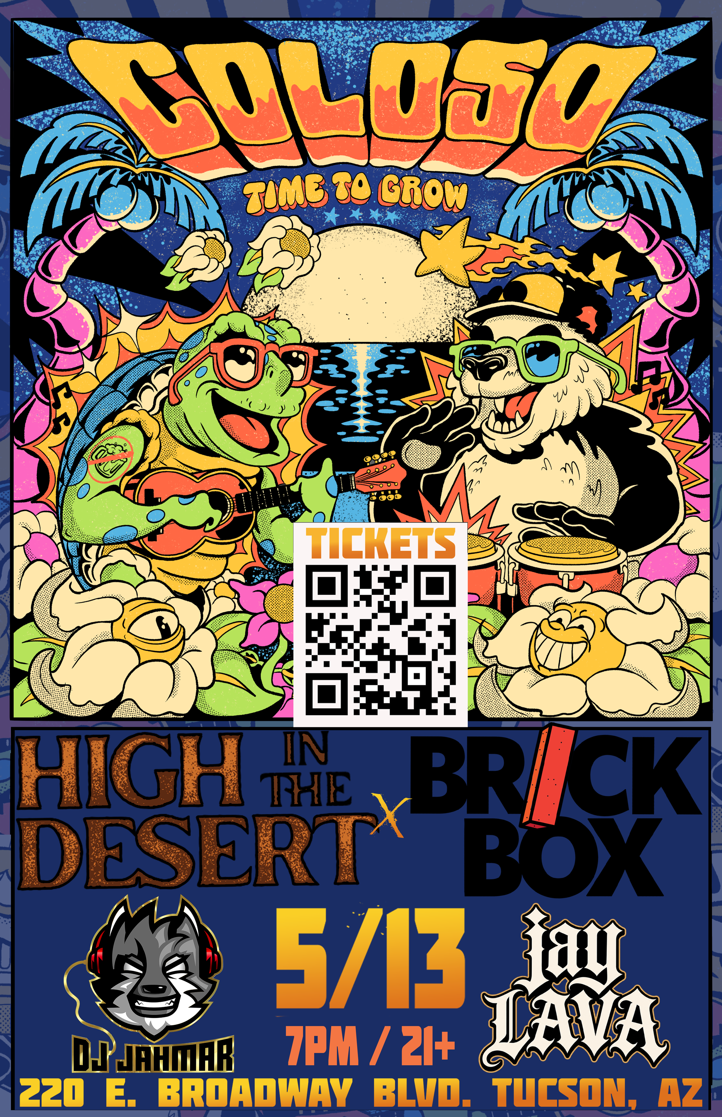 5/13 @ 8PM: Coloso Band, jayLAVA, YoungMe, DJ JAHMAR (Reggae)