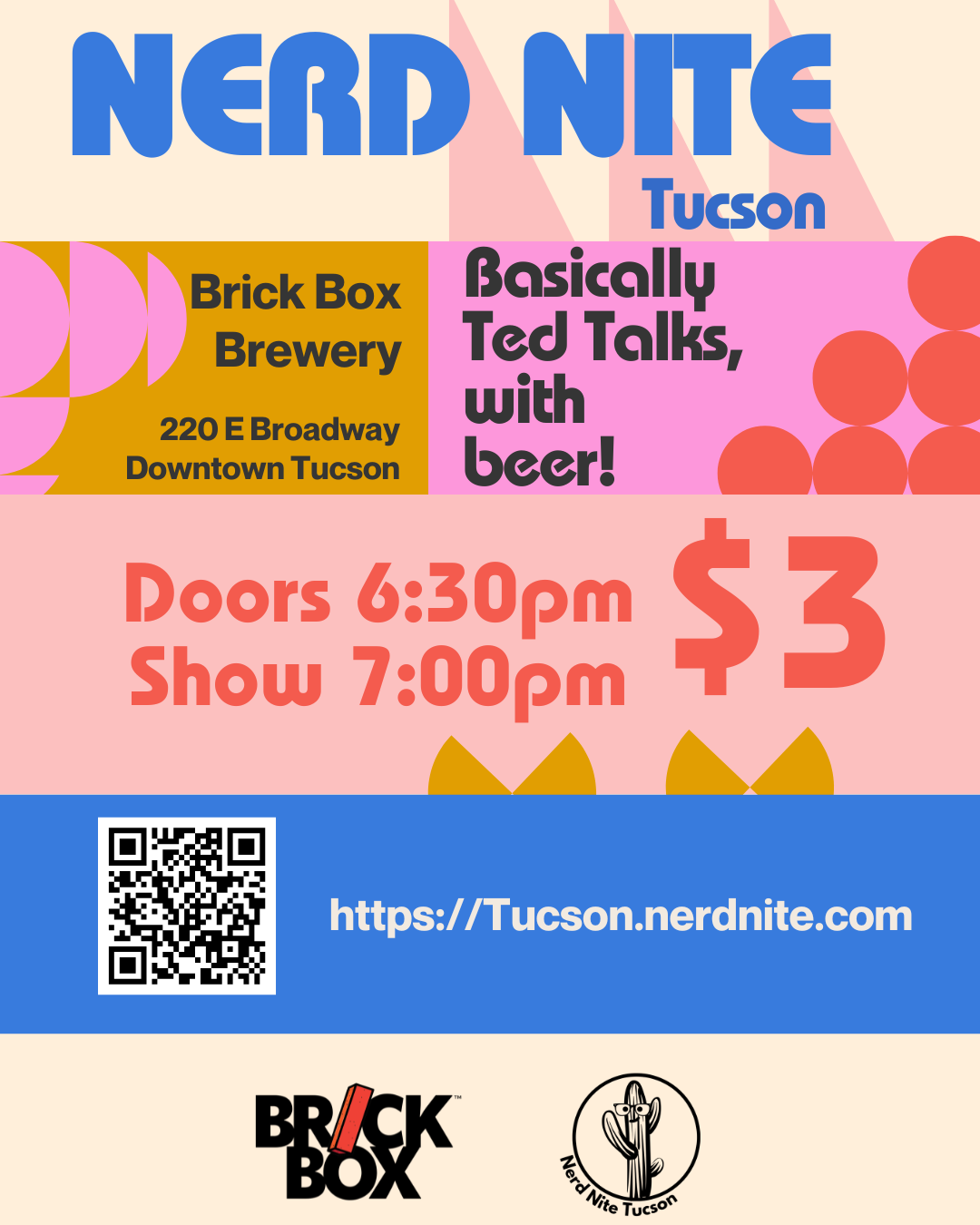 4/16 @ 6:30pm: Nerd Nite (Panel Talks with Beer!) Every Third Thursday
