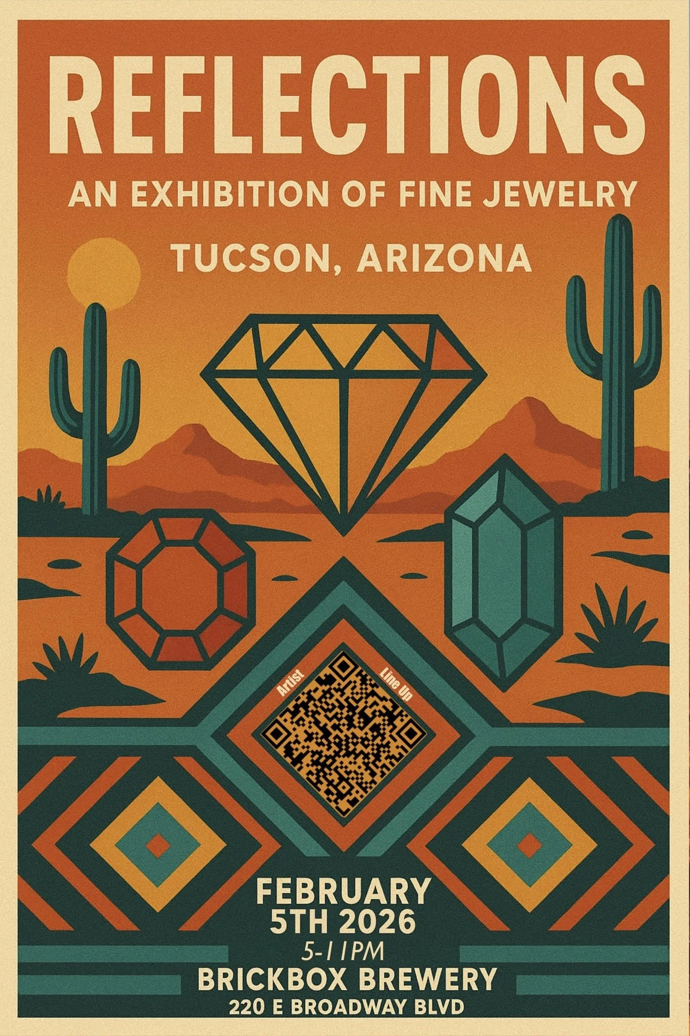 2/5 @ 5pm-11pm: REFLECTIONS:  AN EXHIBITION OF FINE JEWELRY