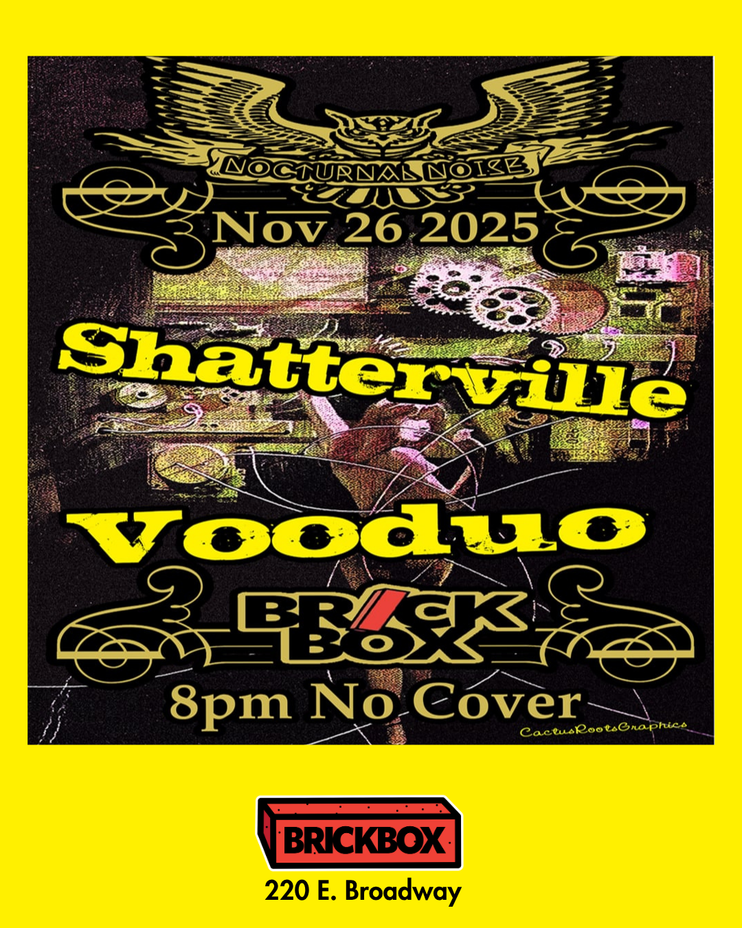 11/26 @ 8PM: Nocturnal Noise: