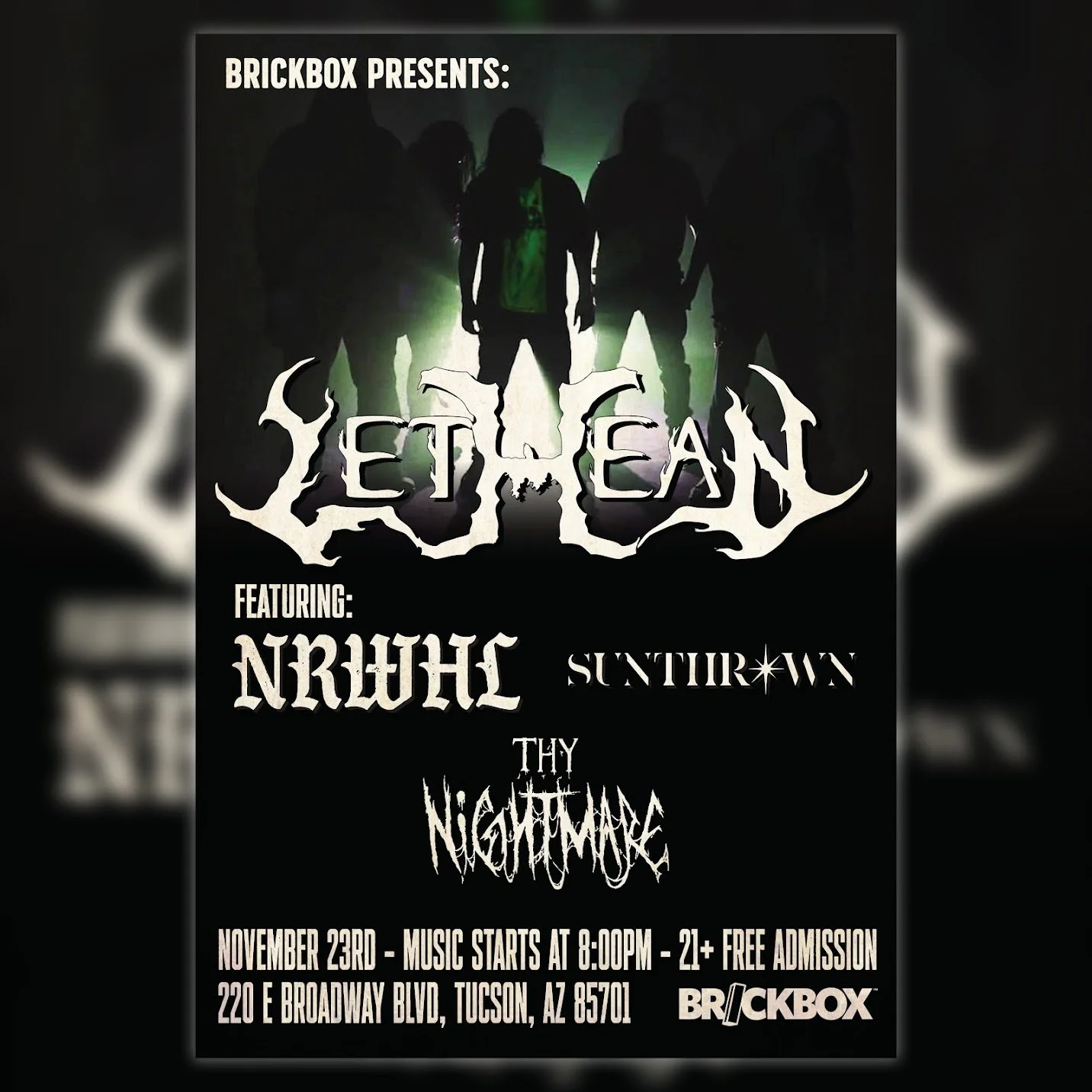 11/23 @ 8PM: Nrwhl (Hard Rock/ Post Hardcore)