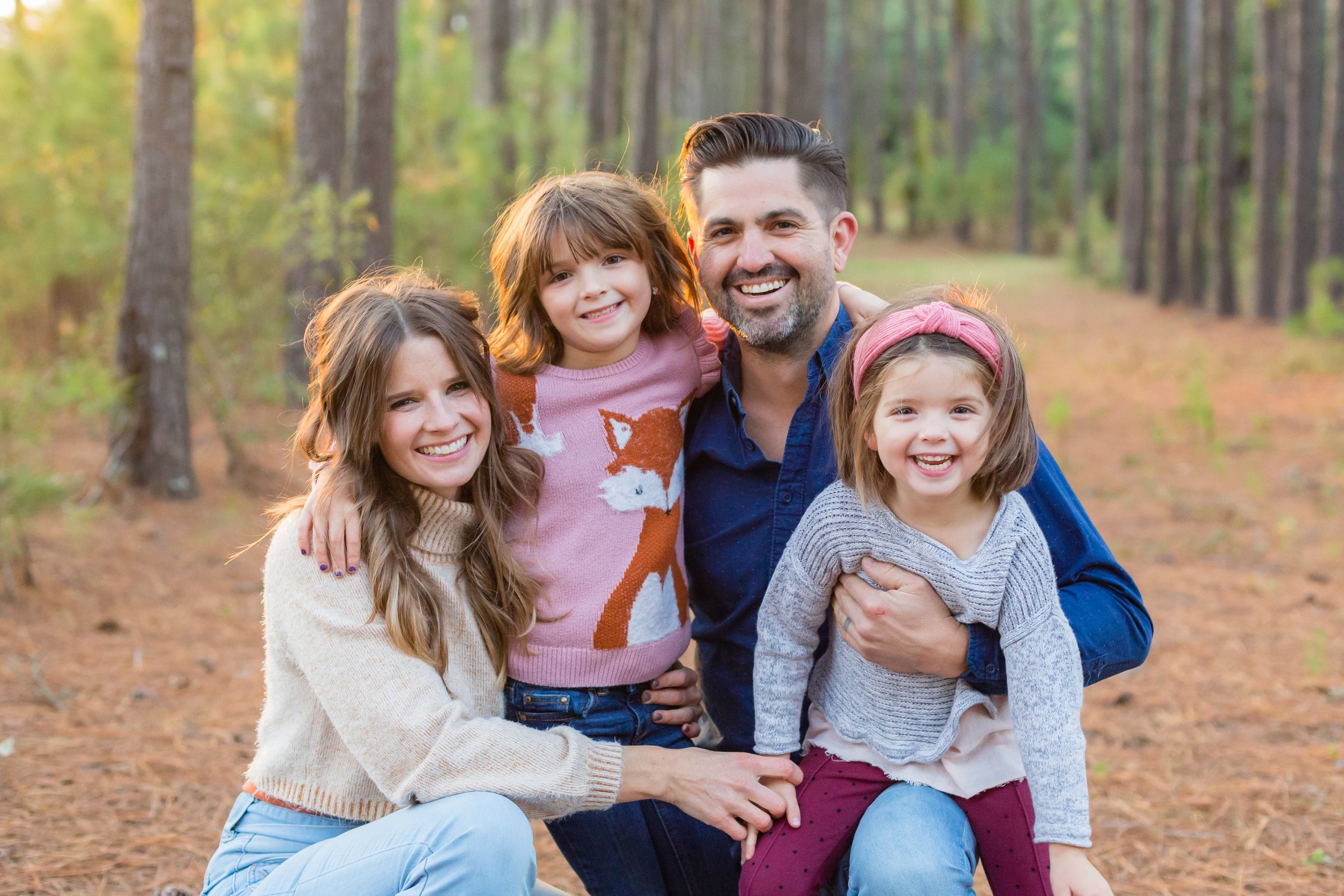 Judge family at In The Pines RV & Cabin Village.