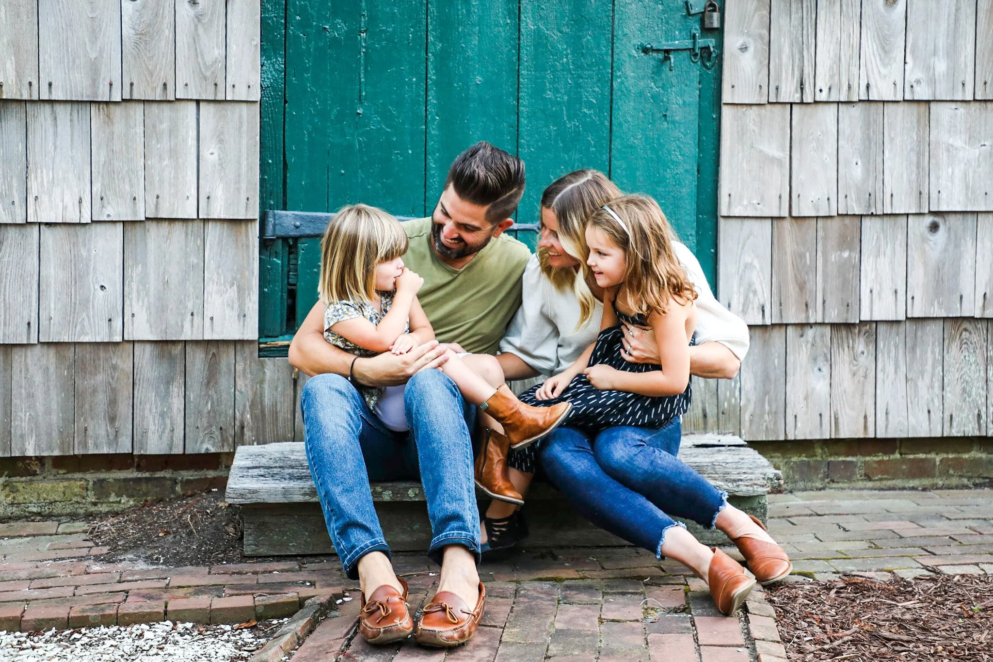 The Judge family on RV Trip in Delaware.