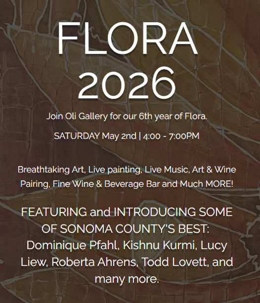 Flora 2026 at Oli Art Gallery and Equality Vines, featuring the Russian River Confluence and Respect Rosé