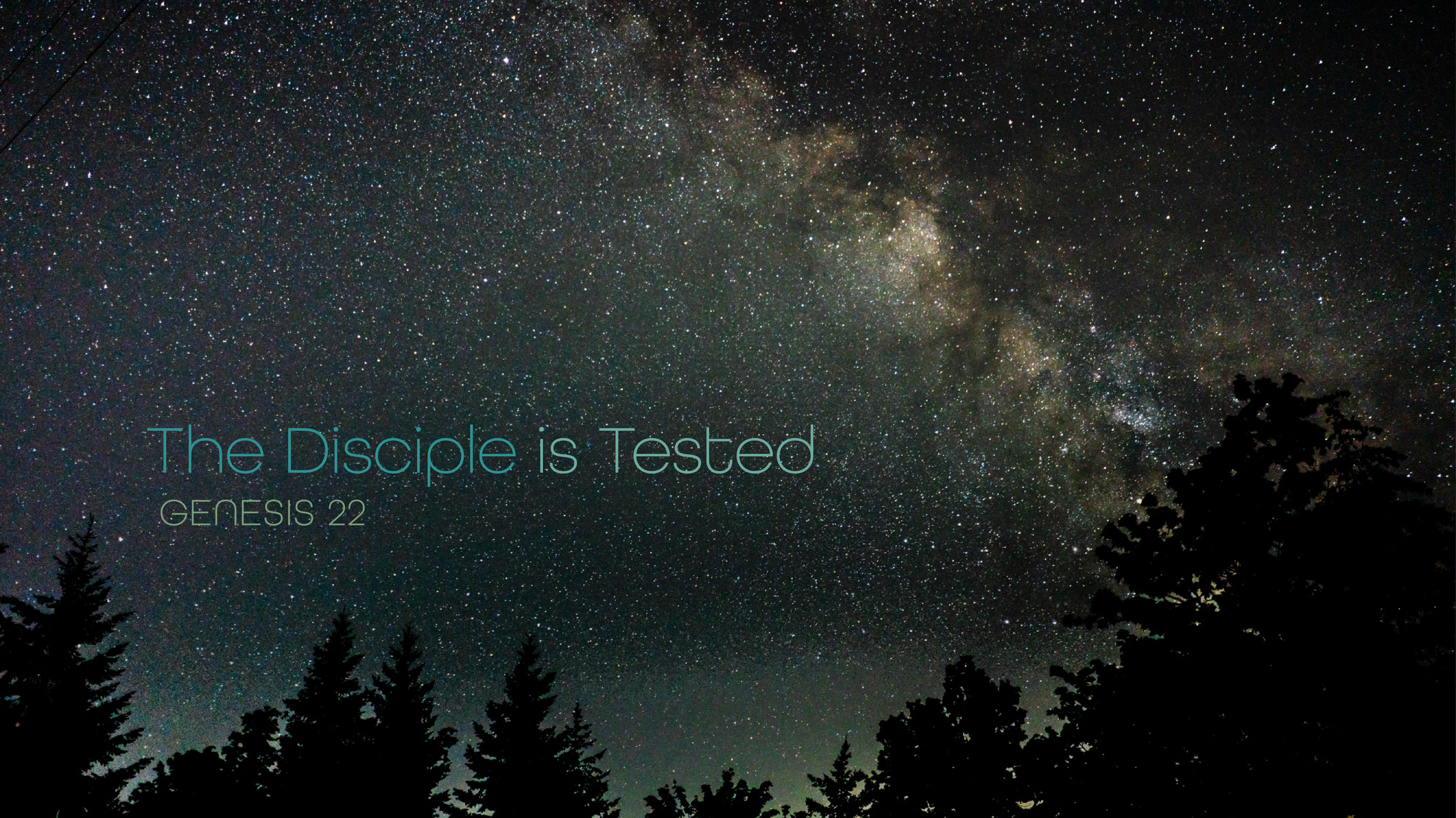 “The Disciple Is Tested”