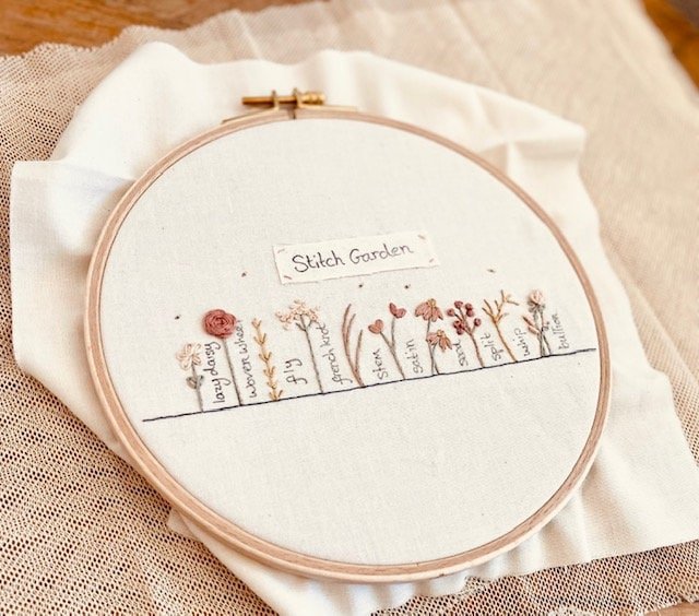 Stitch Garden Sampler, Easy Embroidery Kit for Beginners — Julias