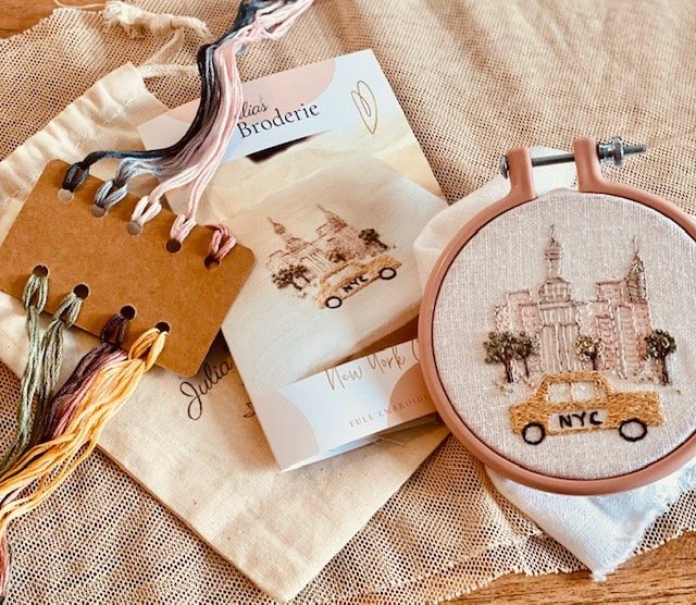 3's Company Embroidery Kit – Brooklyn Craft Company