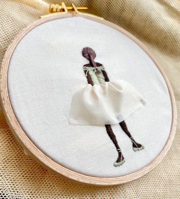Degas Little Dancer Embroidery Kit  Julias Broderie