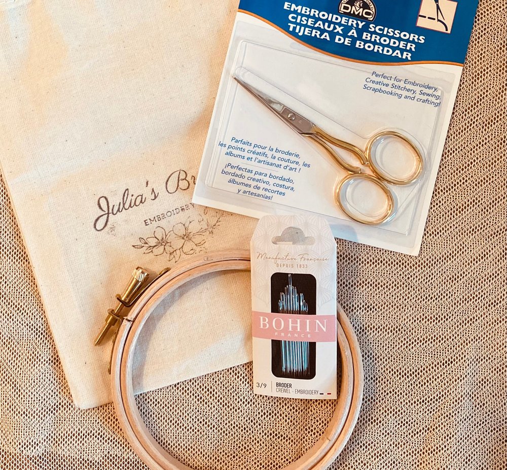 Embroidery Starter Kit, Embroidery Tools — Julias Broderie