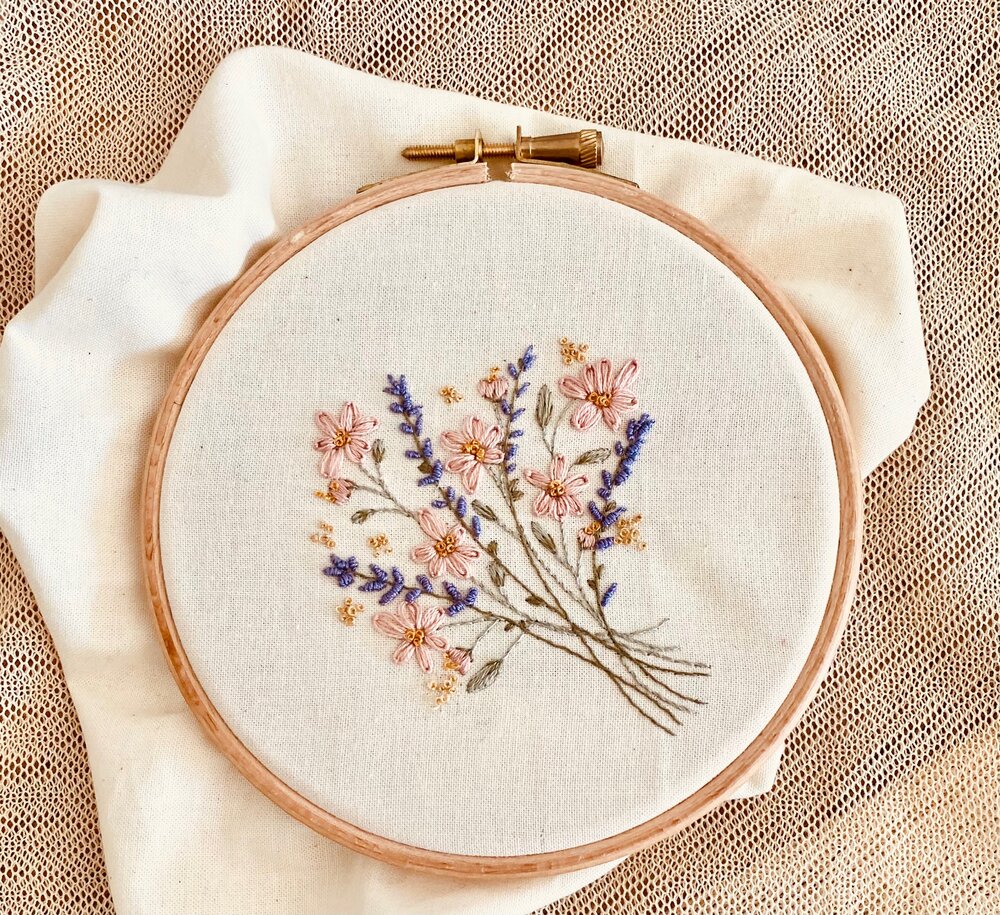 Rico Mini Kit Dried Flowers Embroidery Kit 
