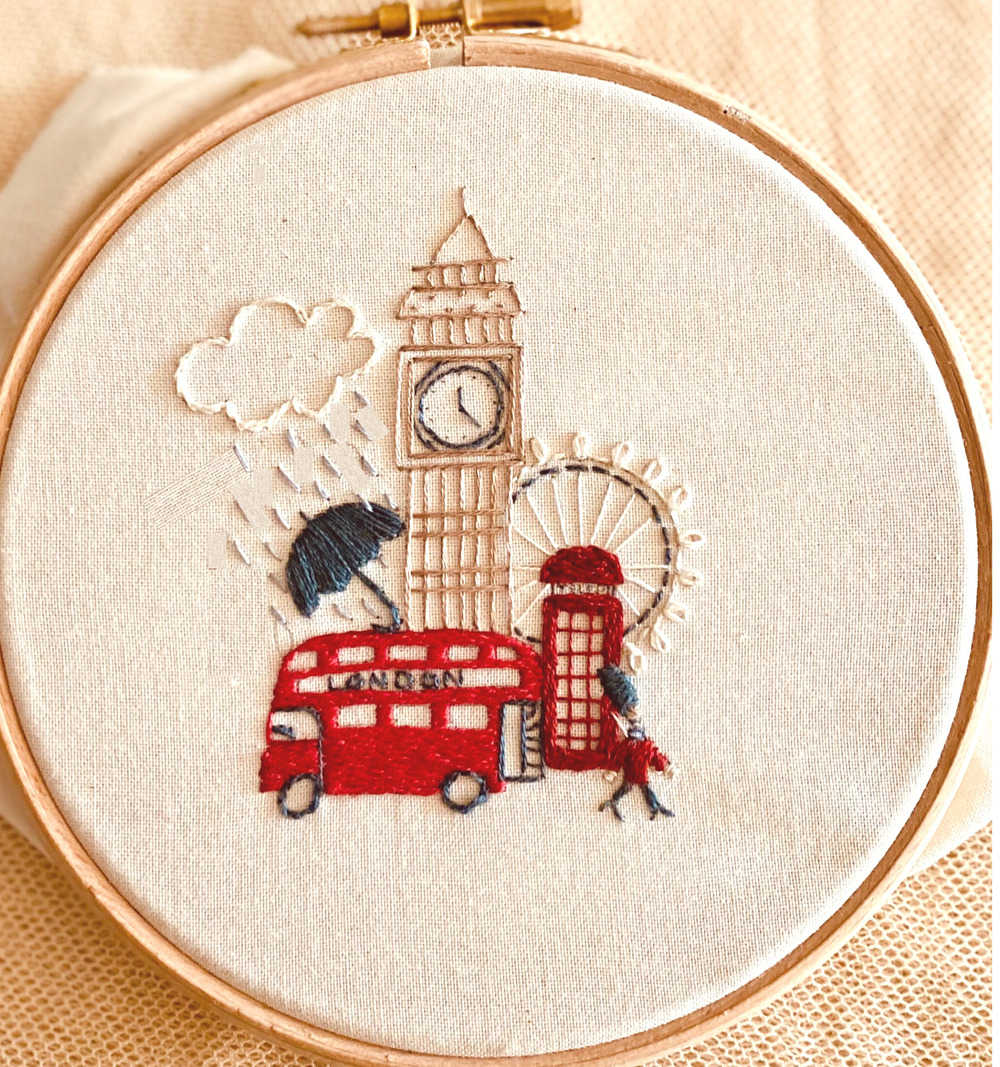 London Embroidery Kit — Julias Broderie