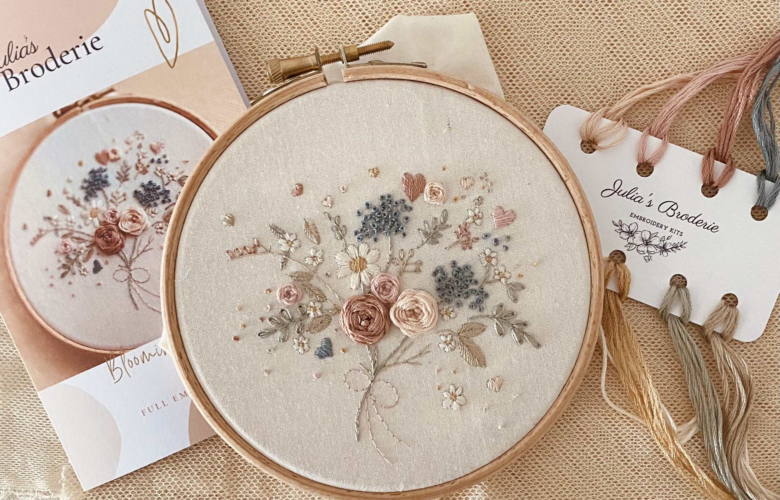 Beginner Embroidery kit — Julias Broderie