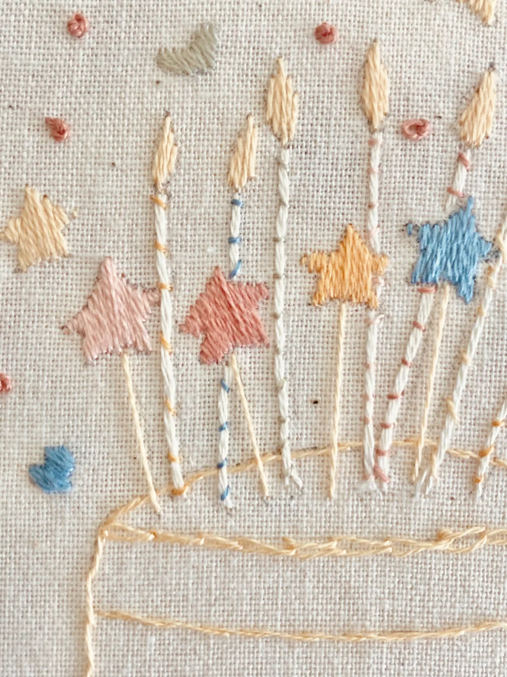 ワンピース Son and Daughter Oilio Embroidery Sets Happy Birthday embroidery kit — Julias Broderie