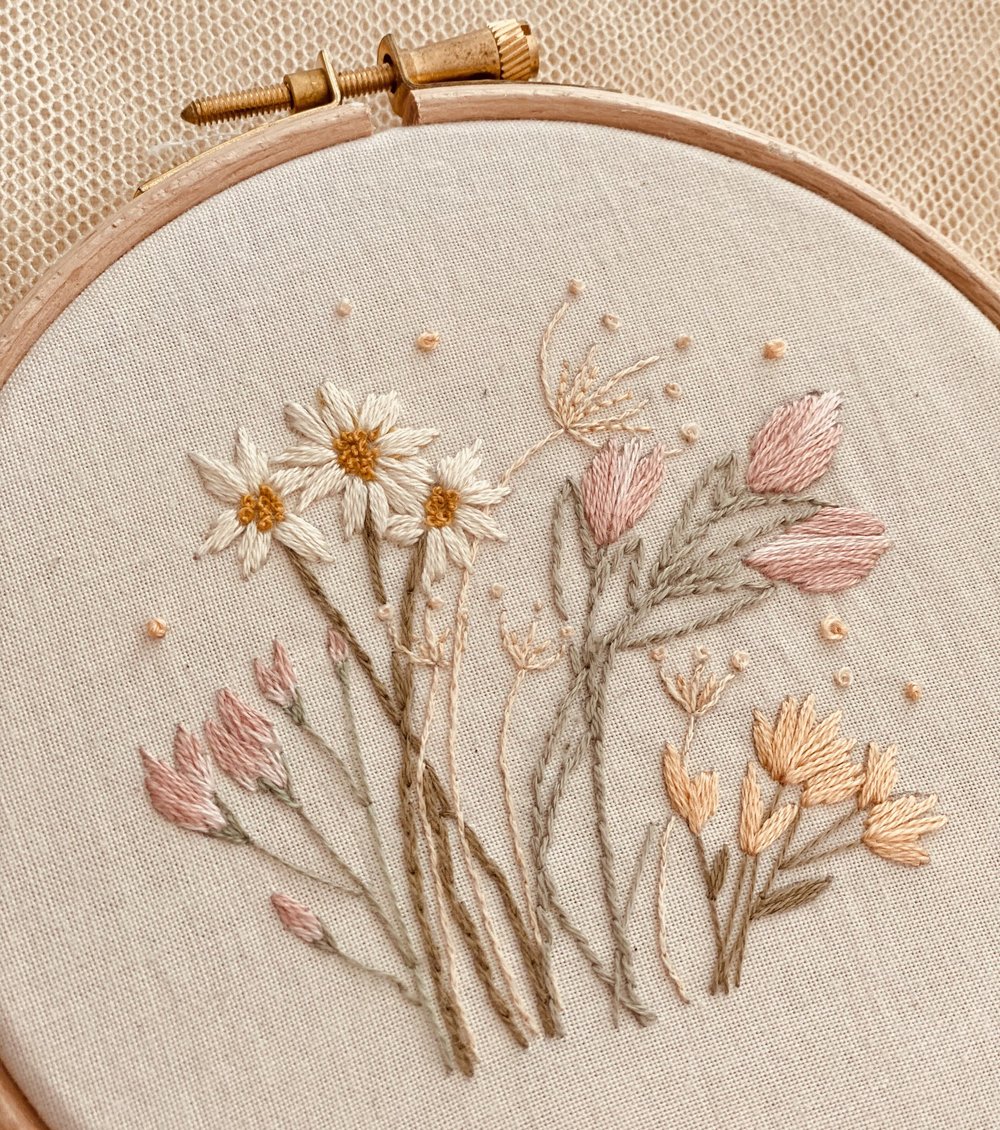 WildFlowers Embroidery Kit — Julias Broderie