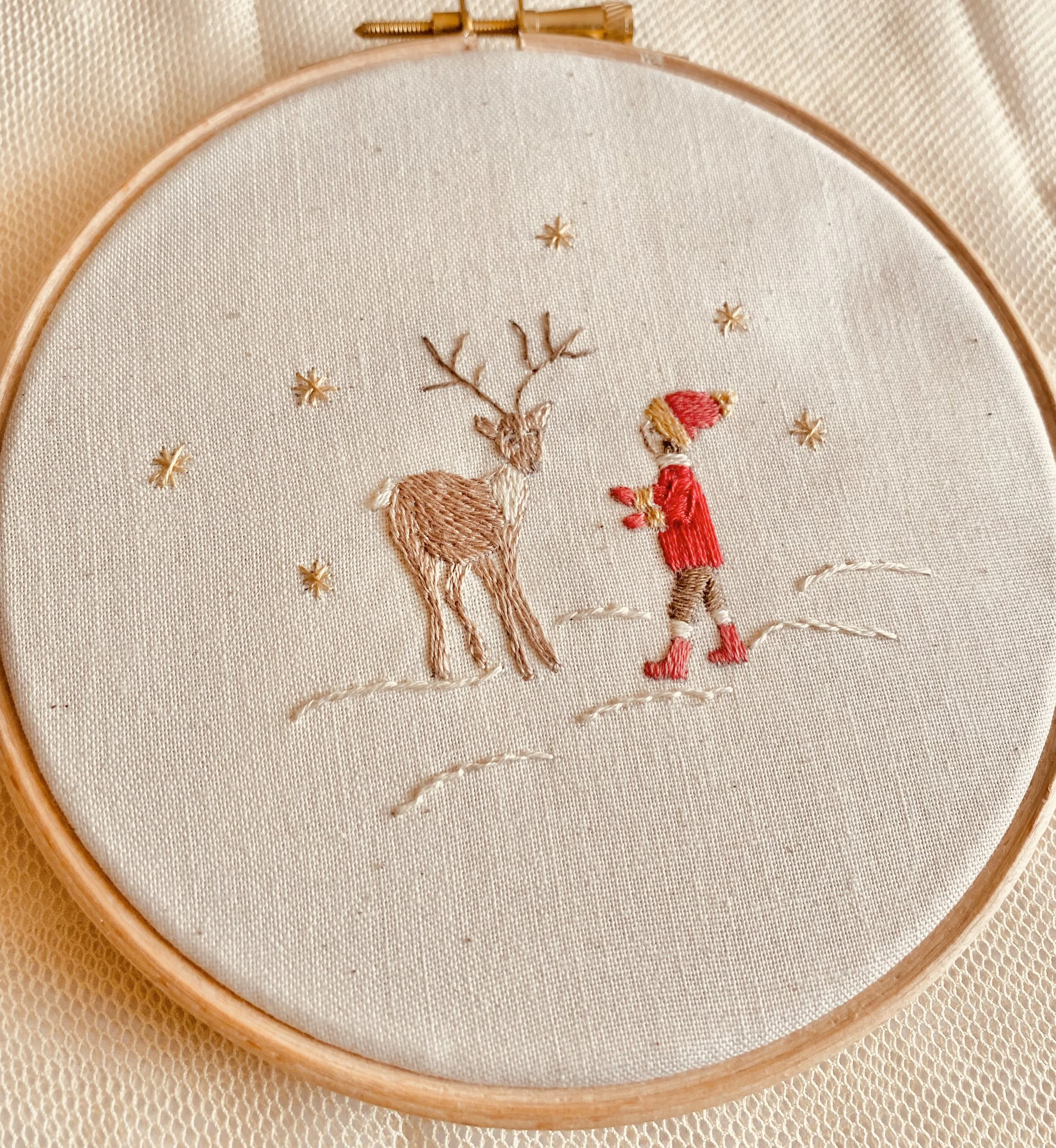 Boy with the Deer from the Magic of Christmas- New