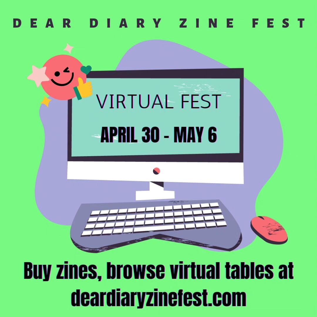 Dear Diary Zinefest's virtual fest is going on this week! ✨

So excited to be part of this event, check out the website to see all of the other artists who are tabling virtually!