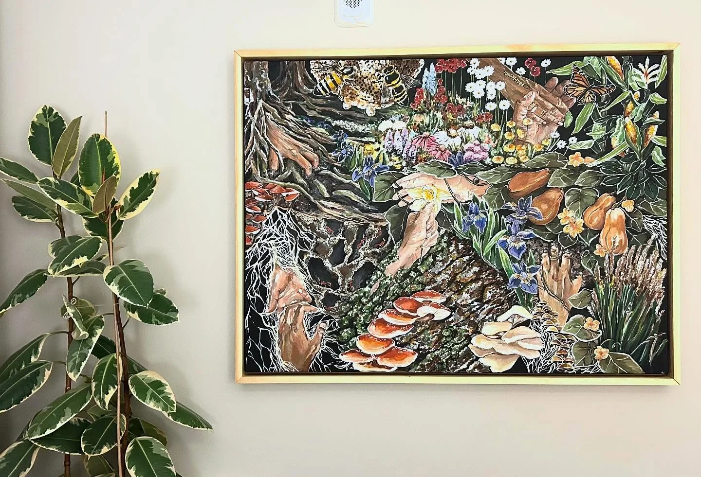 Return to Our Roots resides in a few different places now - it has been purchased by a collector and is headed to permanently live in North Carolina, and also was just published in the @ecodesigncollective journal last week to coincide with the theme