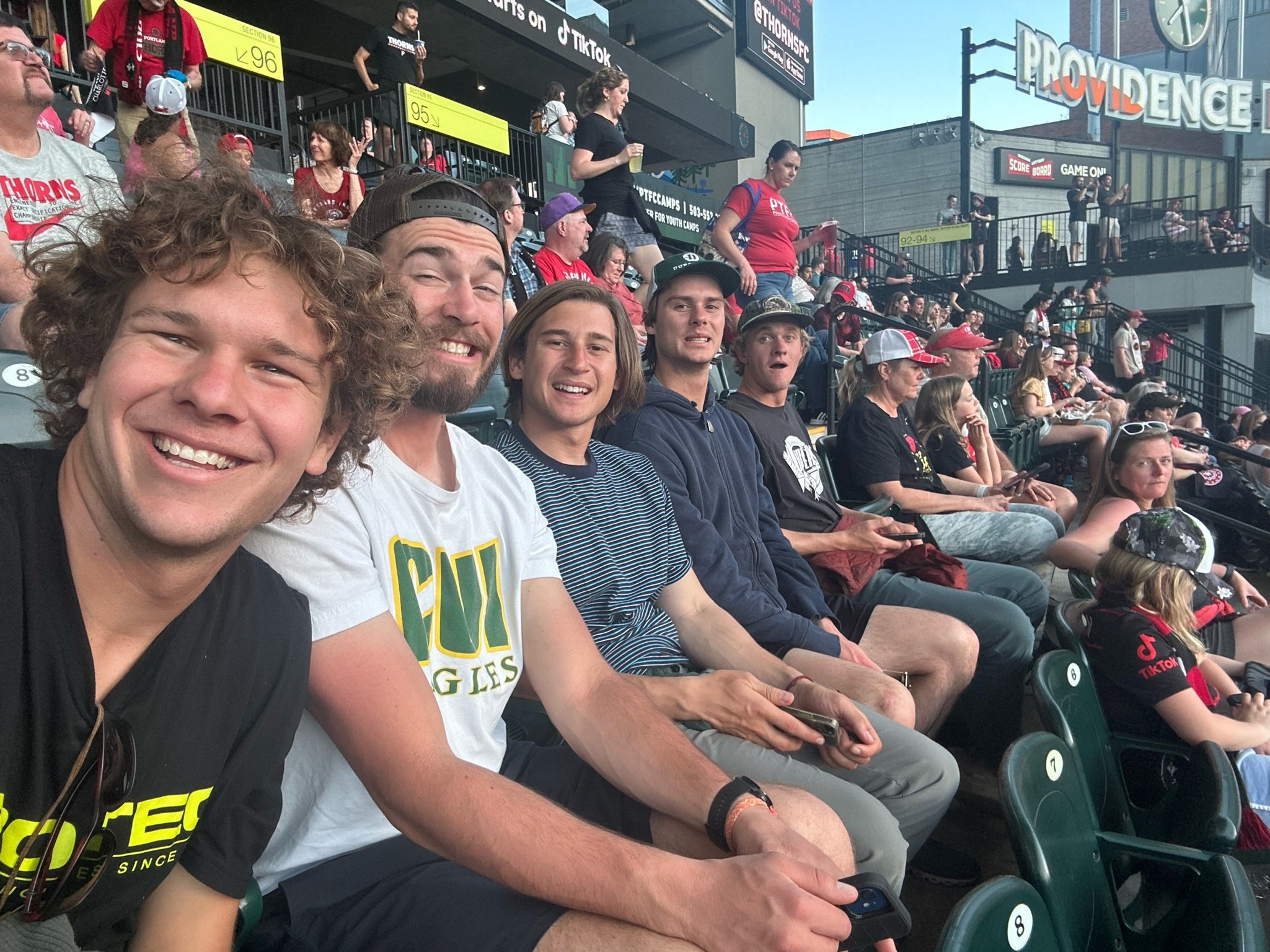 Portland Thorns game with Reese and B - Rad