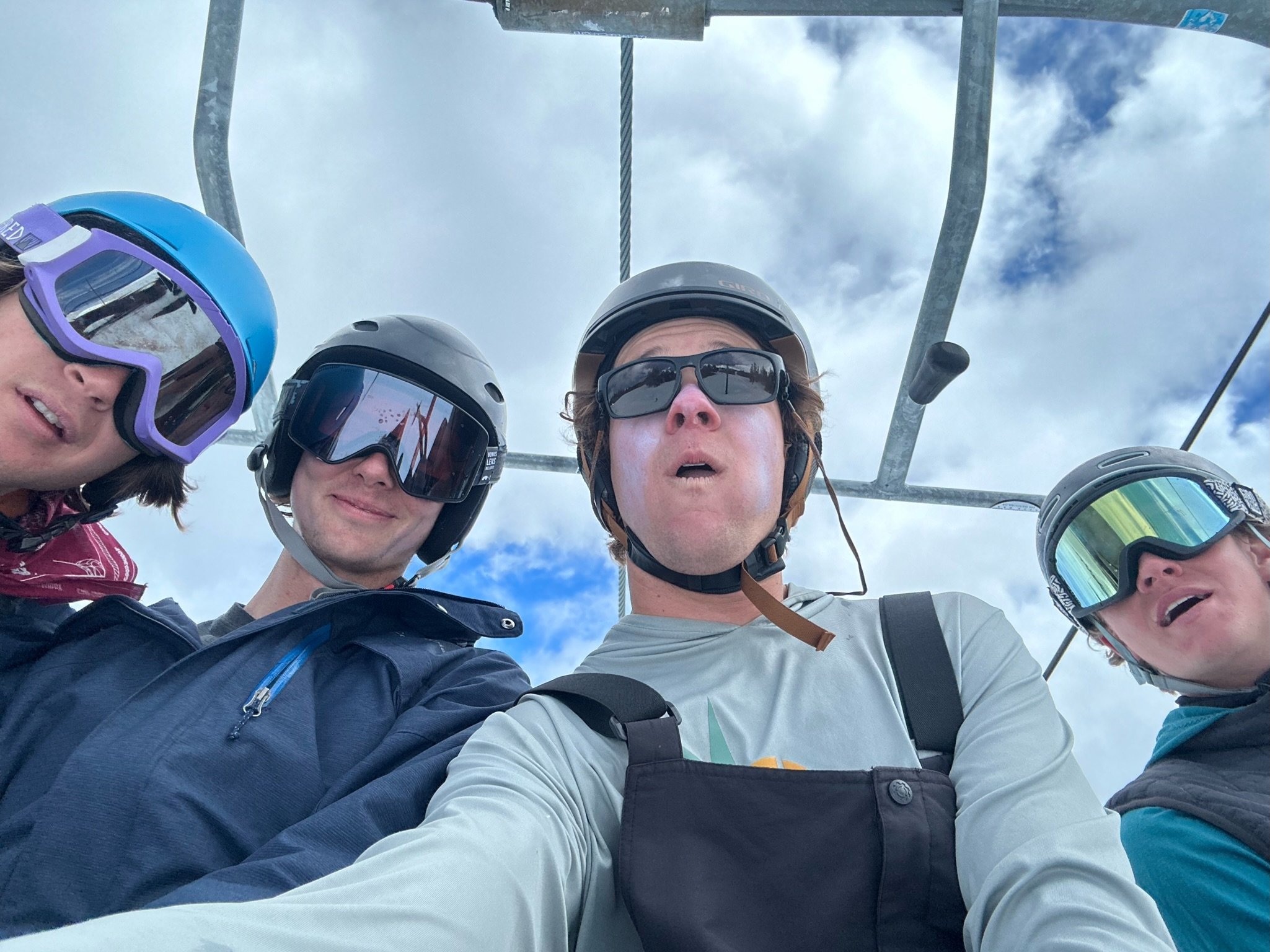 Skiing Mount Bachelor with B - Rad