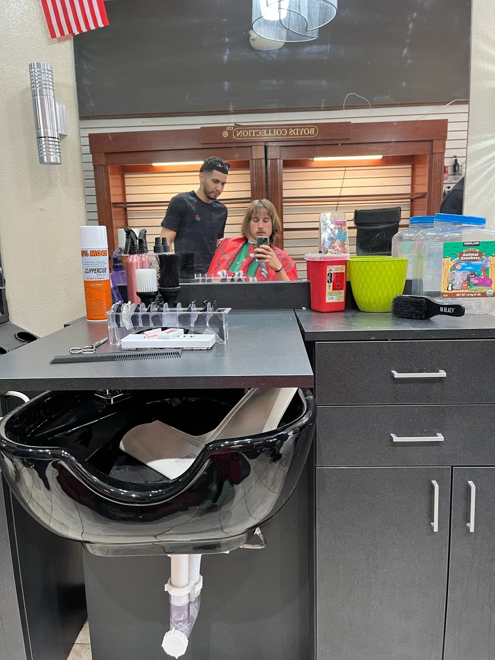 Before picture with Will (my barber)