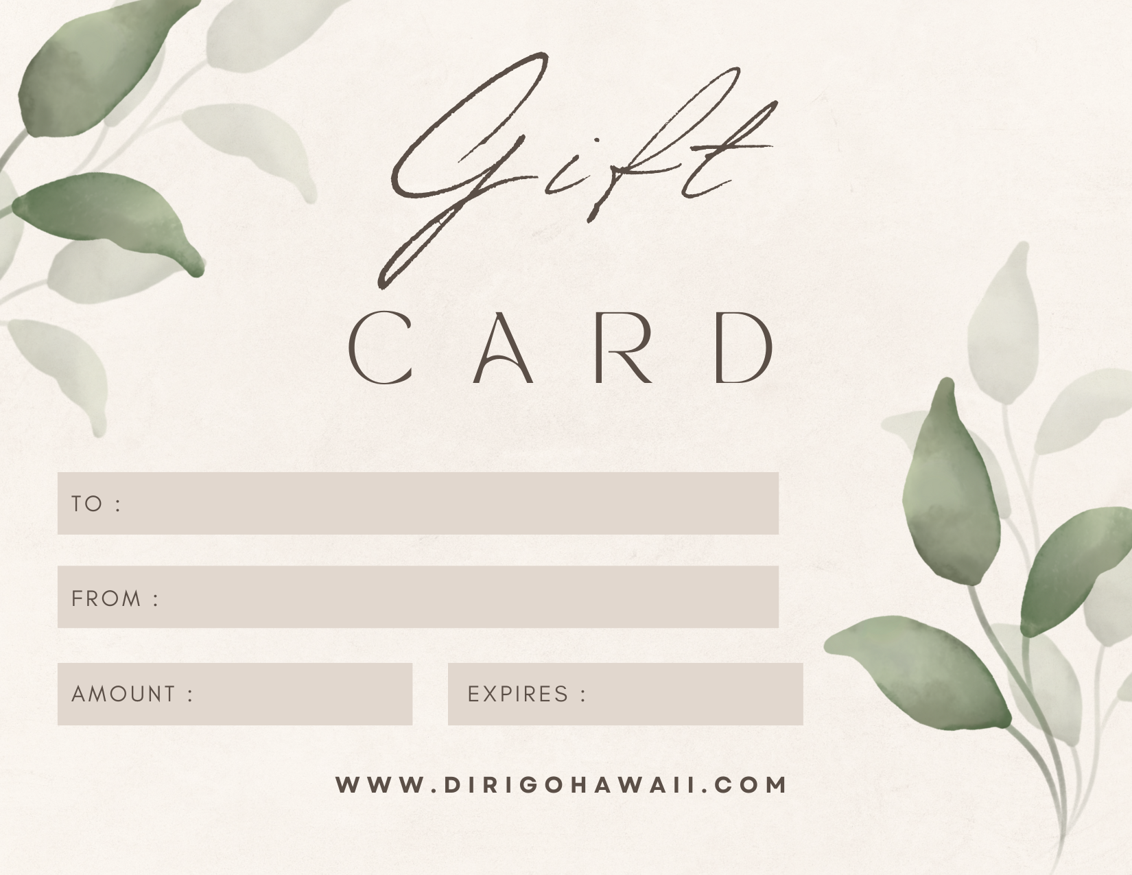 Beige and Green Floral Elegant Watercolor Gift Certificate.png