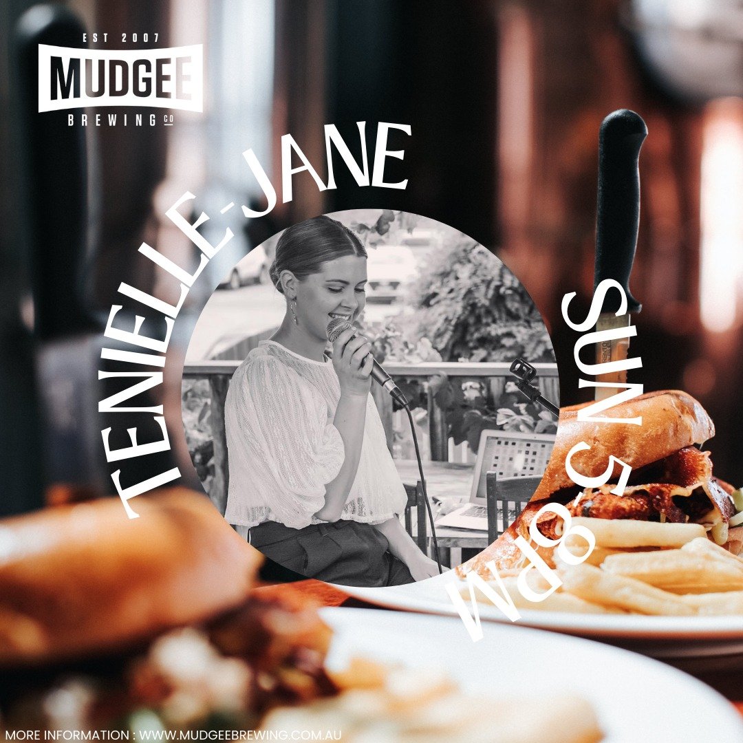 🎶🎤 Get ready to groove to the soulful sounds of Tenielle-Jane live at Mudgee Brewing Co. from 5-8pm tonight! 🎵 Bring your friends and family for a night of fantastic music, great brews, and unforgettable memories. See you there! 🌟 #LiveMusic #Ten