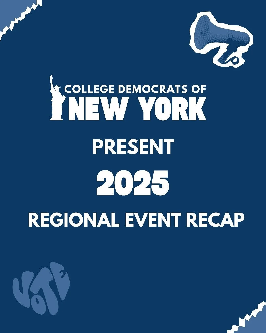 💙 Our 2025 Regional Event Recap is here! 
From engaging in political canvassing to hosting insightful professor panels and professional networking events, CDNY and chapters across New York State enjoyed a dynamic and politically active weekend. Tha
