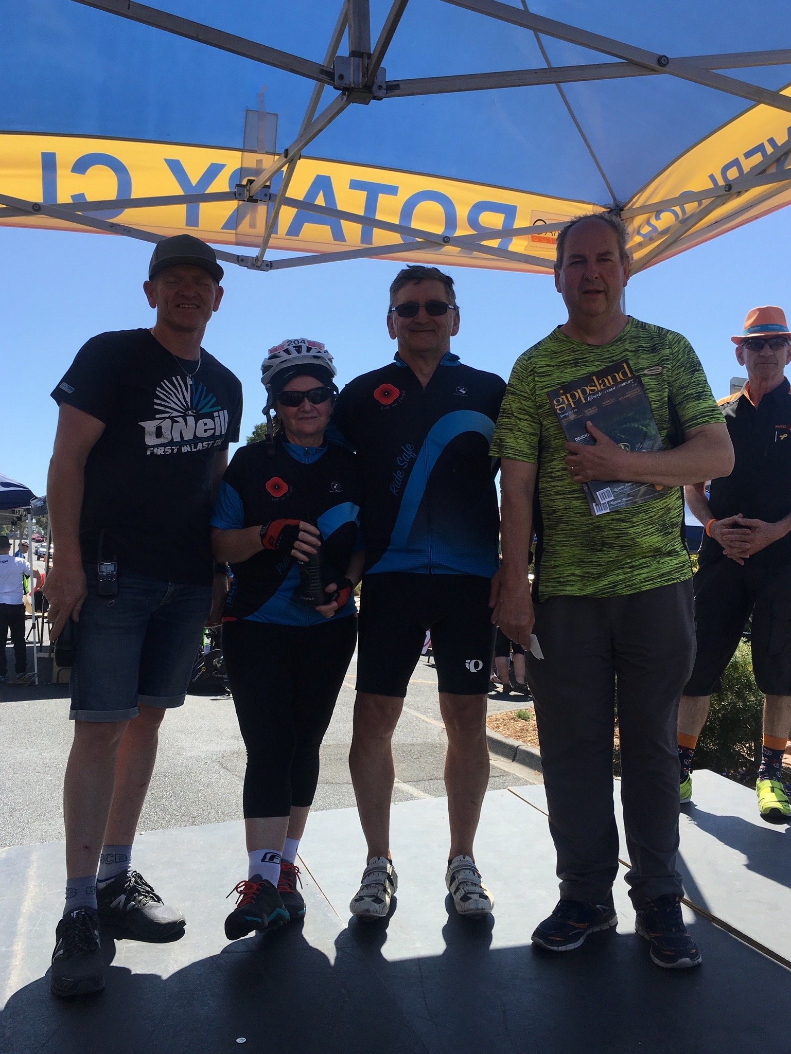 60+years young rider prizes from Gippsland Lifestyle Magazine