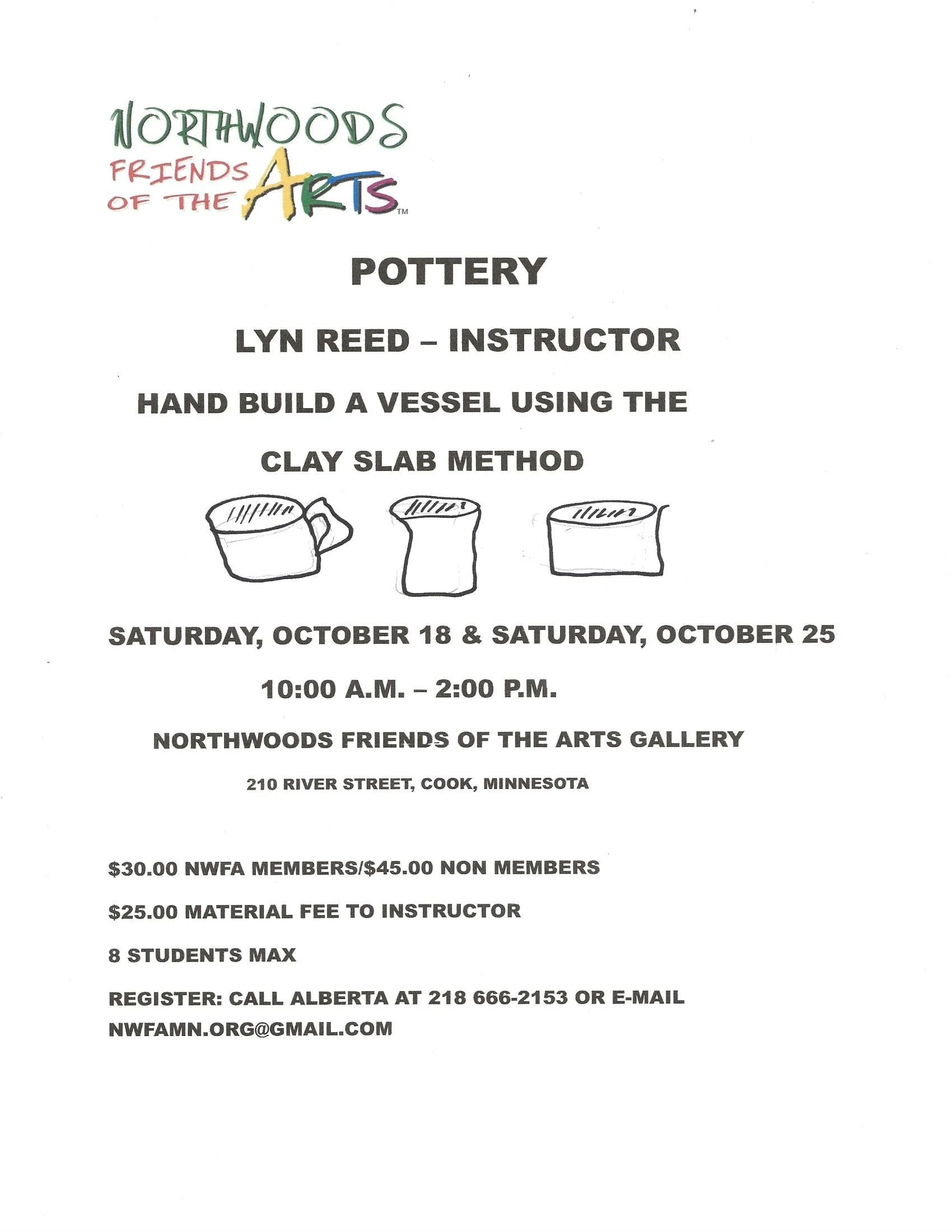 Pottery With Lyn Reed