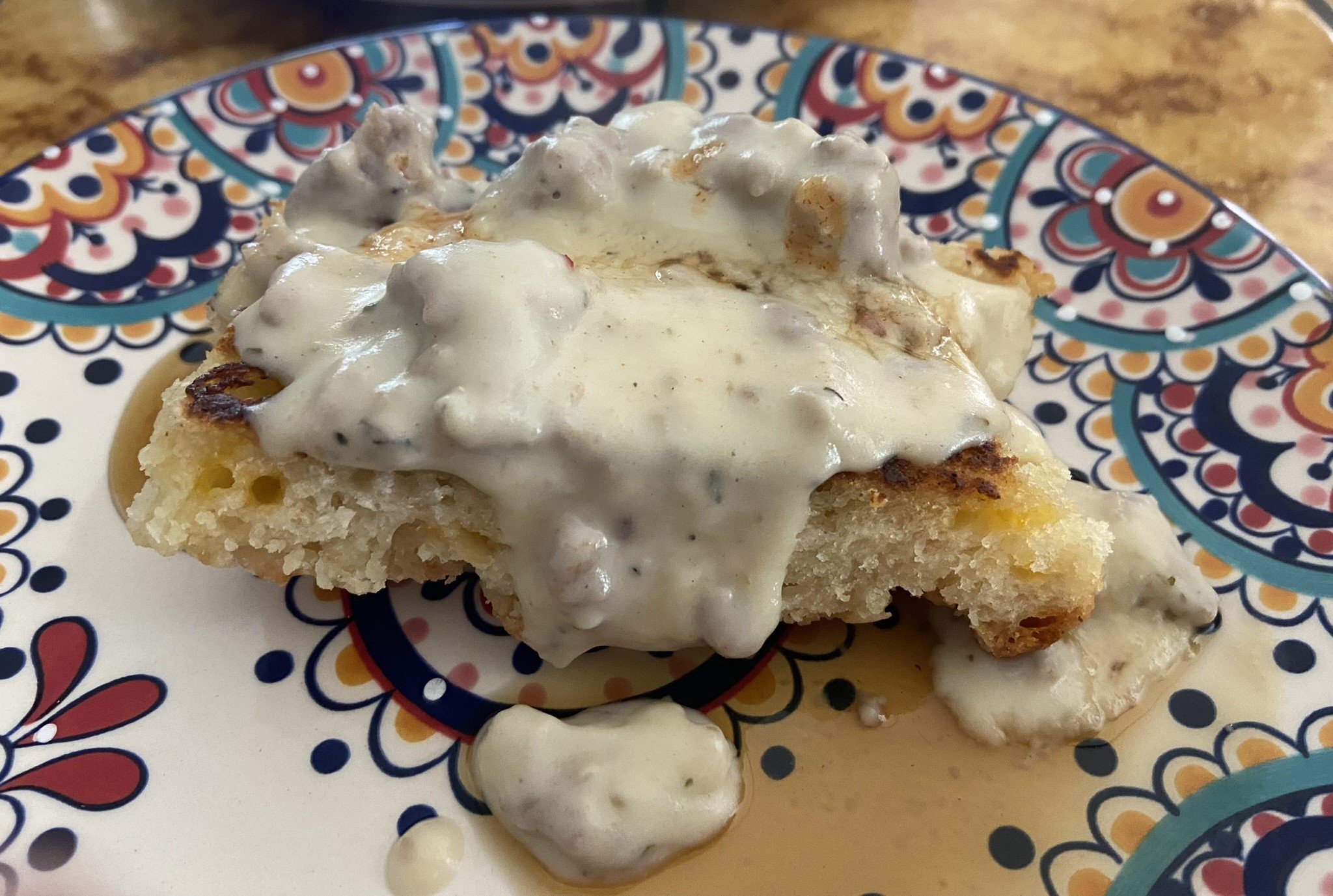 Biscuits And Gravy With My Biscuit.JPEG