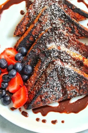 Chocolate Sourdough French Toast