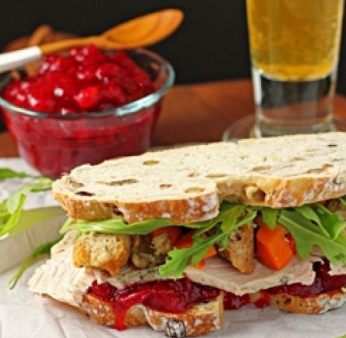 Thanksgiving Leftover Sandwich