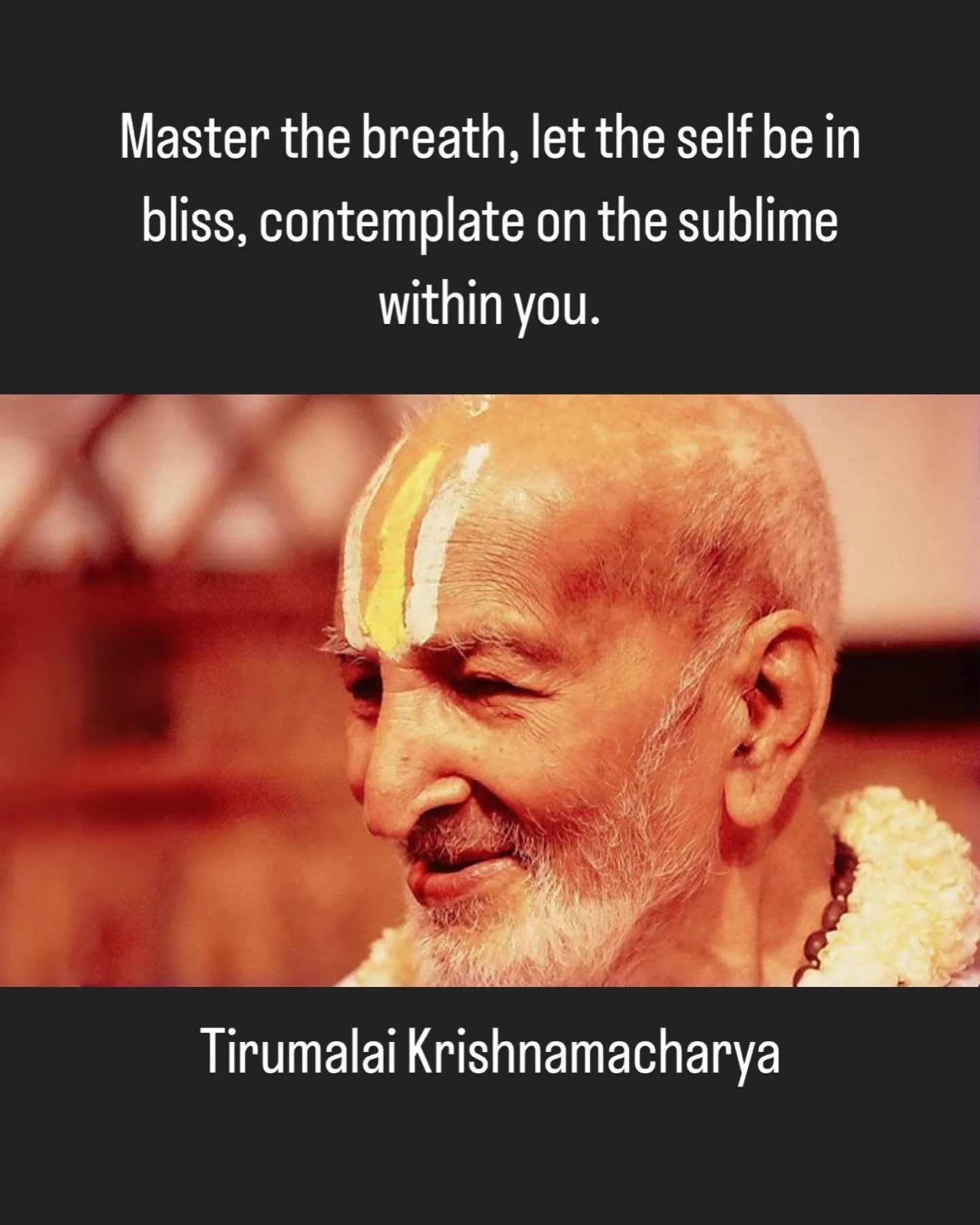 Take a moment, now or sometime today to pause breath in with awareness, pause, smile softly inward and exhale with that smile outward, slowly. You are the bliss. Master the breath and master the moment.