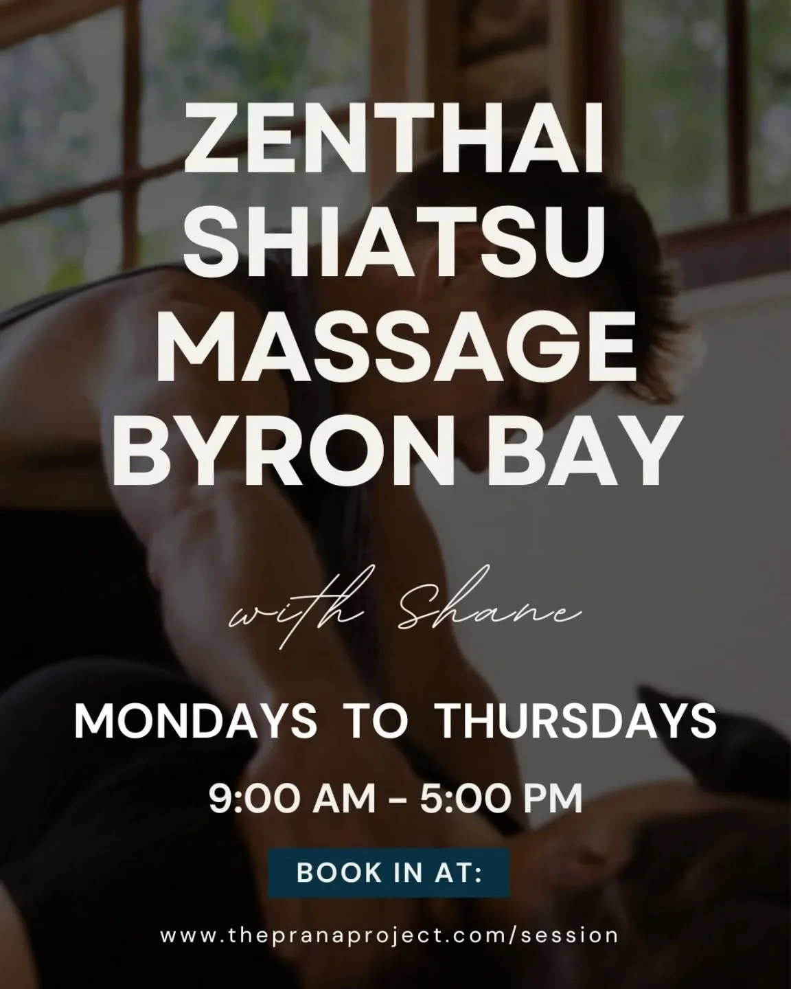 With 25-years of study and practice in bodywork: Acupuncture, Shiatsu, Feng Shui, Zenthai Shiatsu as well as his role as a highly studied, lauded and loved yoga teacher, Shane’s massage technique and his beautiful disposition forms a remarkable