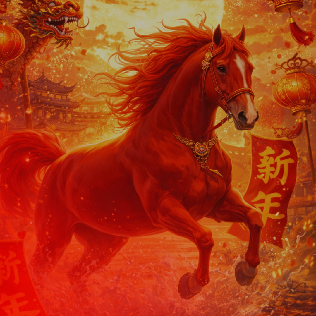 Meeting The Wild Fire Horse